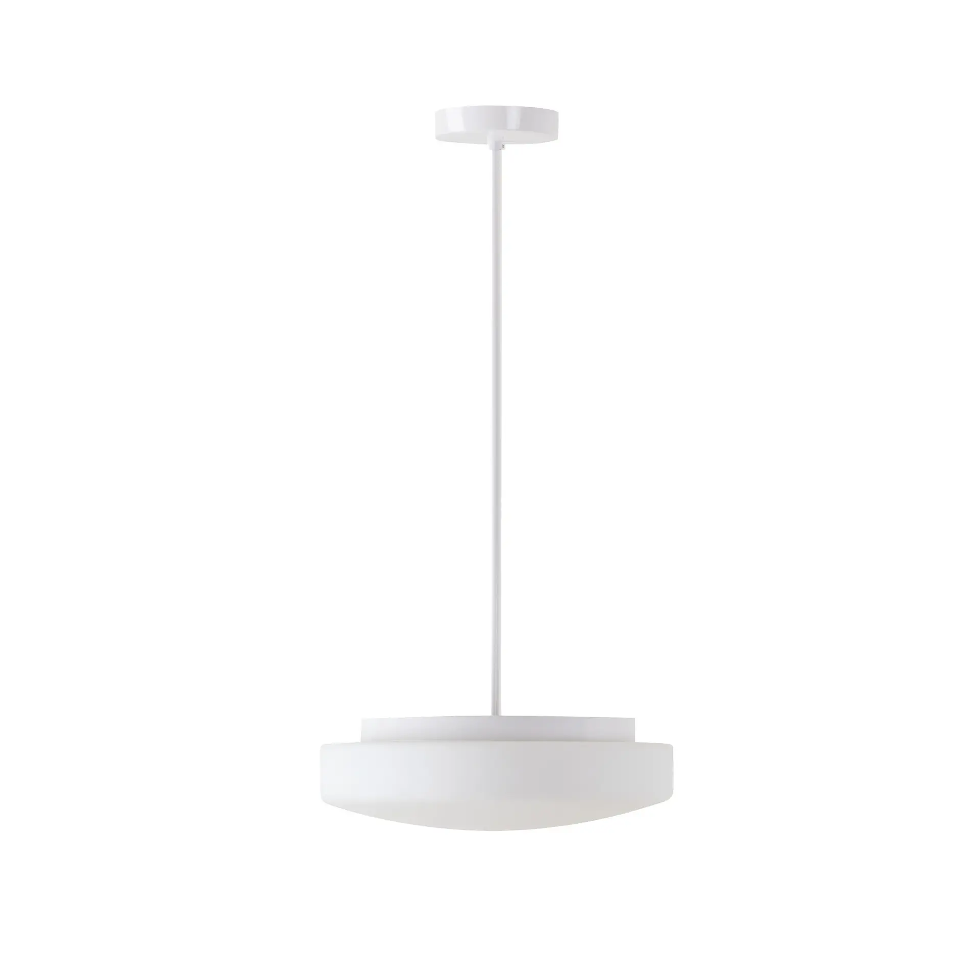 OSMONT EDN61062 EDNA P3 závěsné skleněné svítidlo bílá IP40 3000 K 14W LED