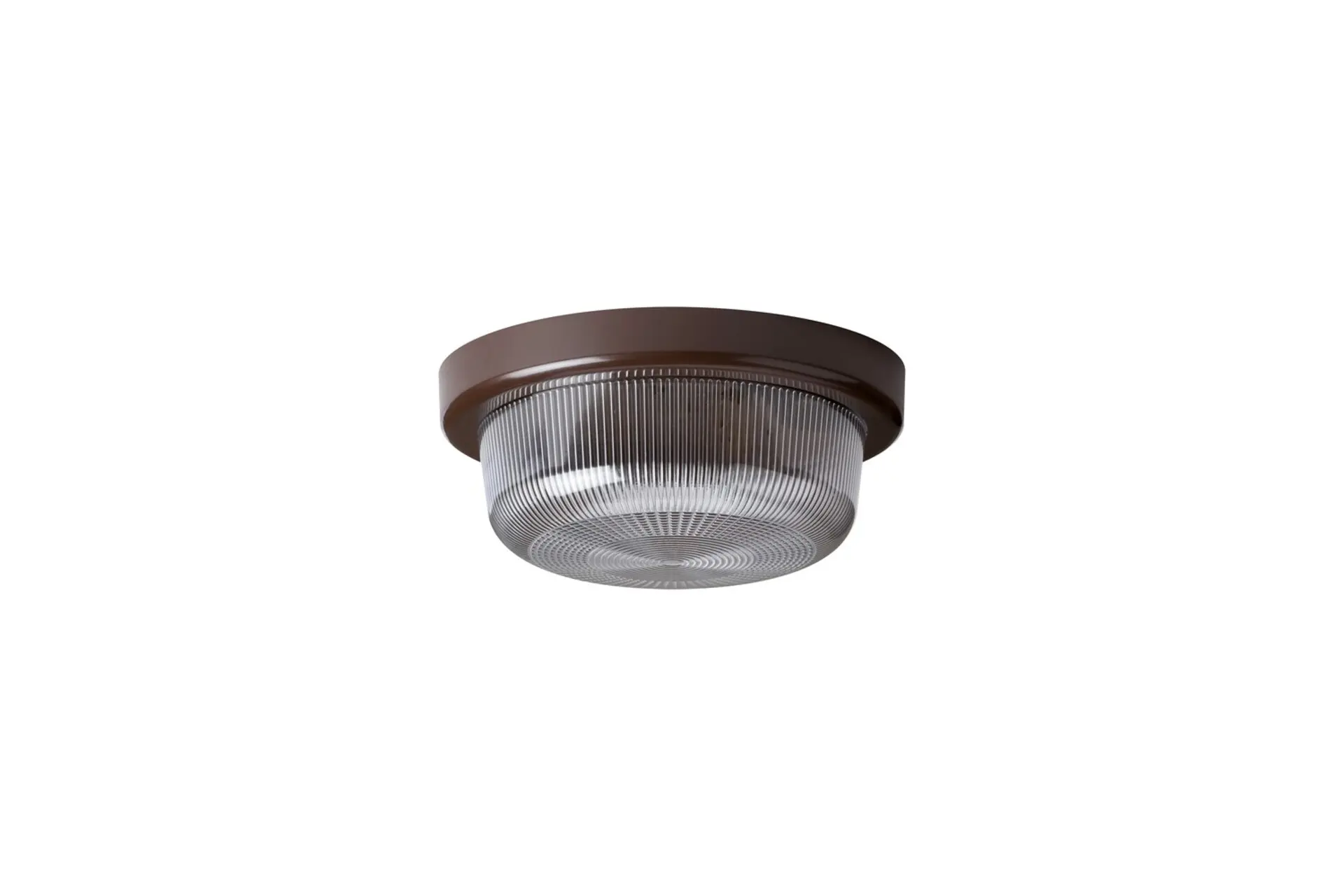 OSMONT ELE50016 ELEKTRA 3 L stropní/nástěnné průmyslové plastové svítidlo hnědá / čirá IP54 60W E27