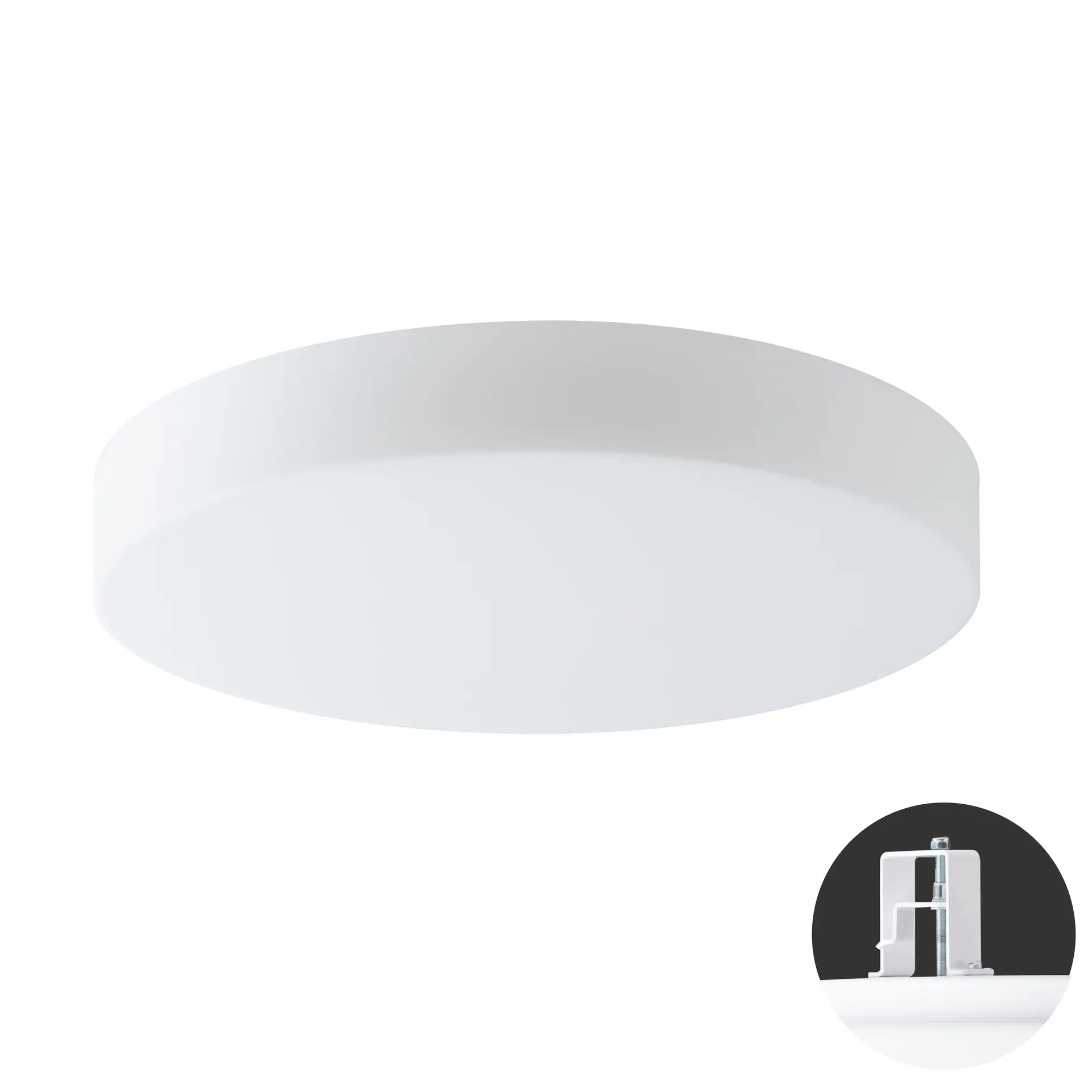 OSMONT ELS55353 ELSA V5 stropní/nástěnné skleněné polovestavné svítidlo bílá IP44 3x25W E27