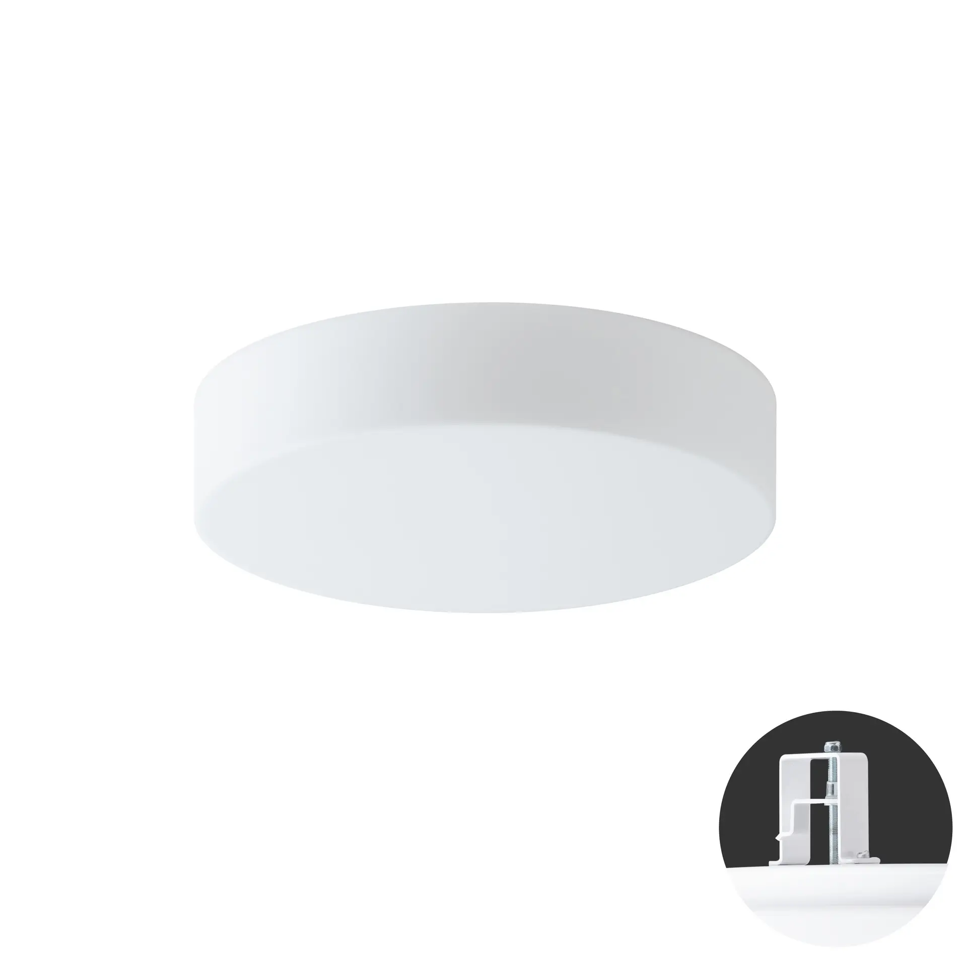 OSMONT ELS59884 ELSA V2 stropní/nástěnné skleněné polovestavné svítidlo bílá IP44 4000 K 13W LED