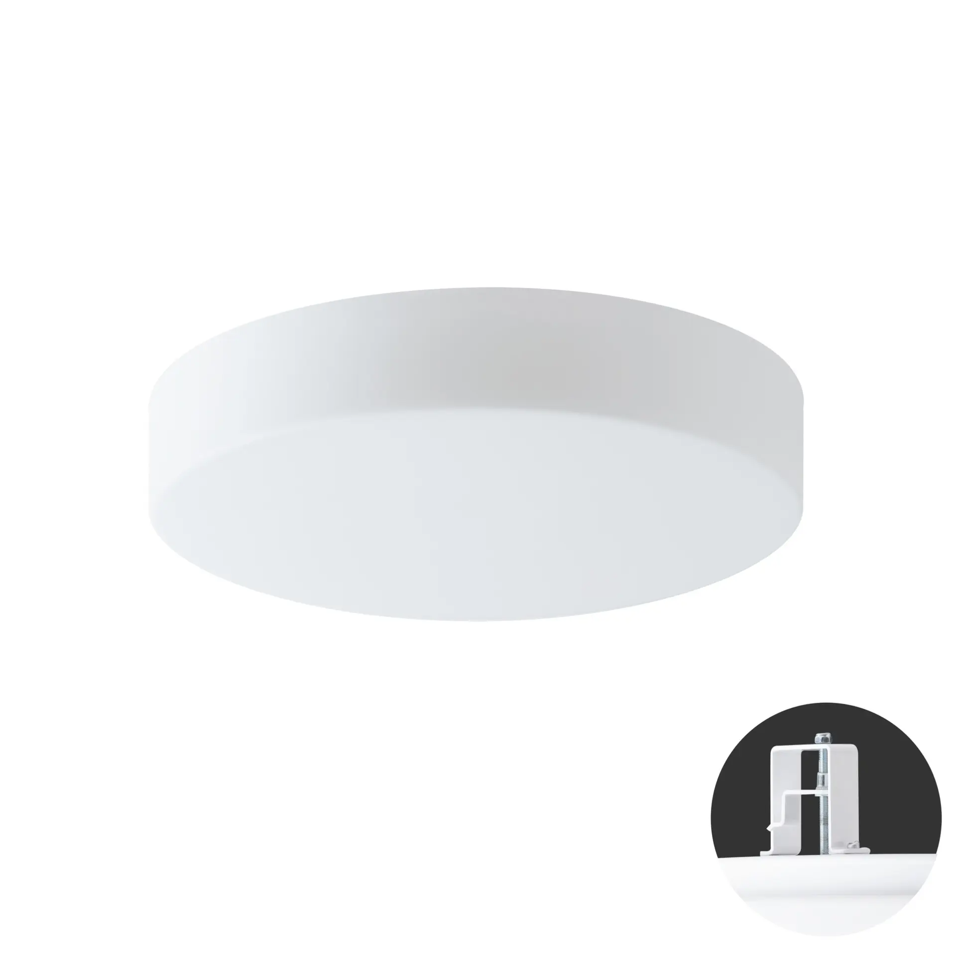 OSMONT ELS68619 ELSA V3 stropní/nástěnné skleněné polovestavné svítidlo bílá IP44 4000 K 13W LED