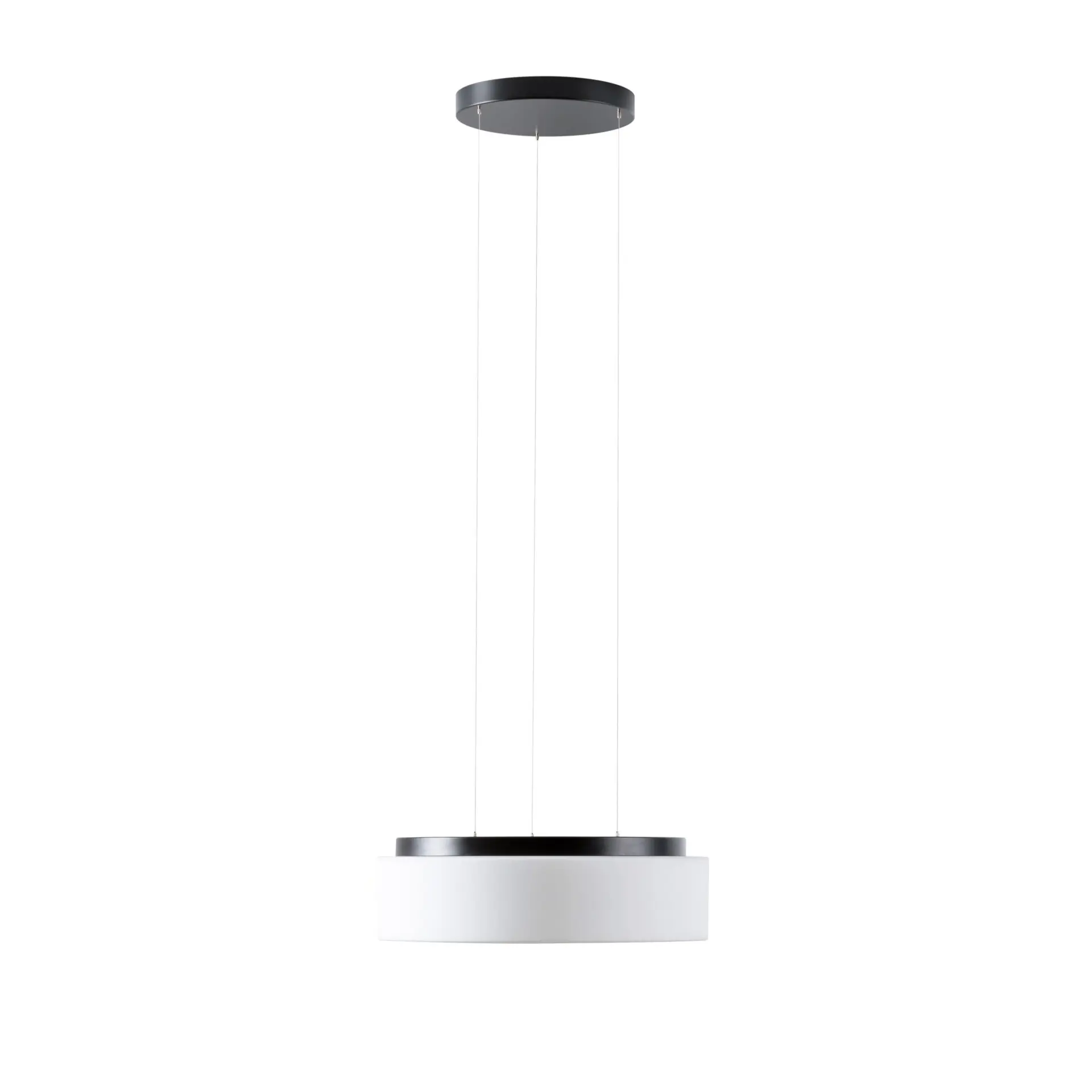 OSMONT ERI67393 ERIS LE3 závěsné skleněné svítidlo černá / bílá IP40 3000 K 27W LED DALI