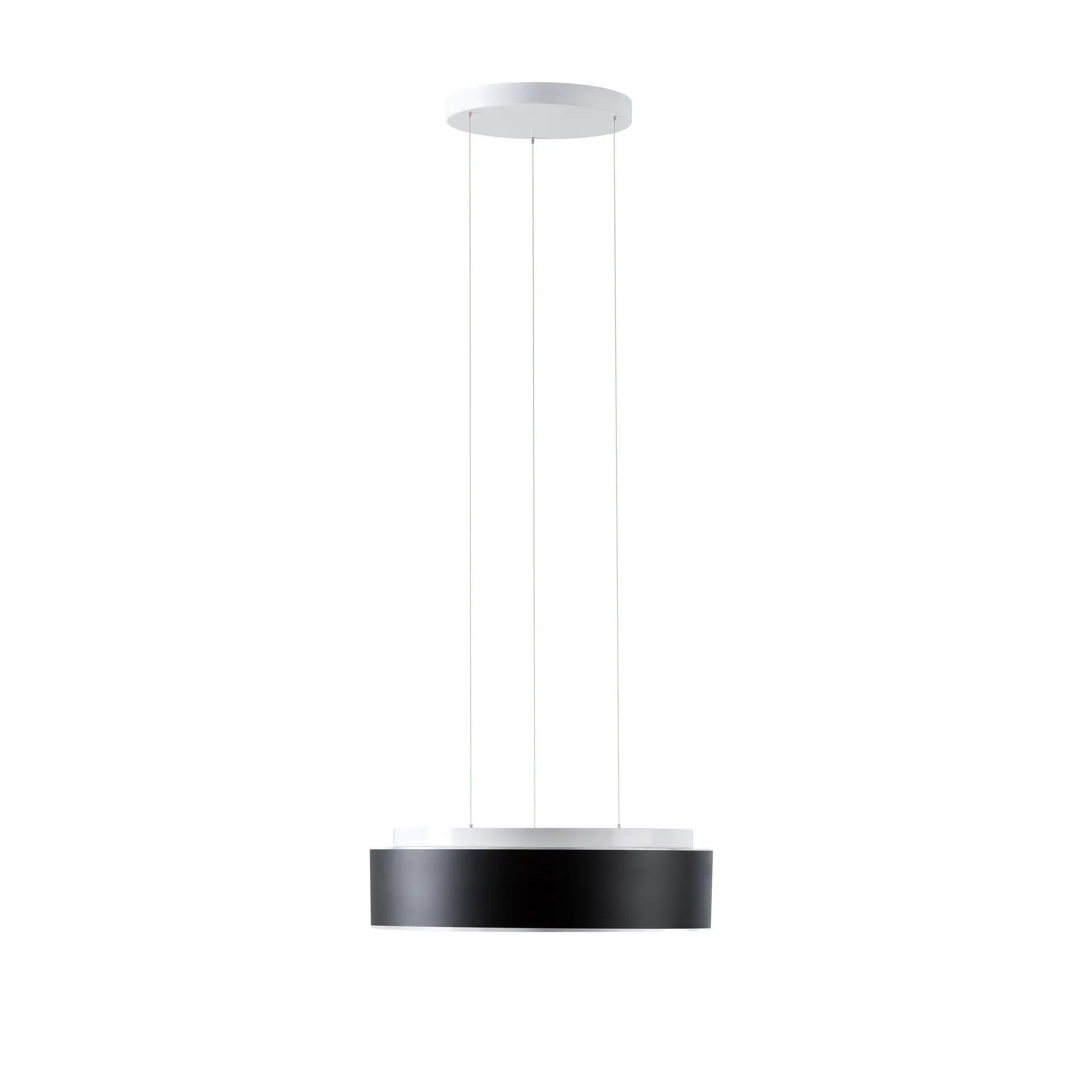 OSMONT ERI67397 ERIS LEC3 závěsné skleněné svítidlo bílá / bílo - černá IP40 3000 K 27W LED DALI