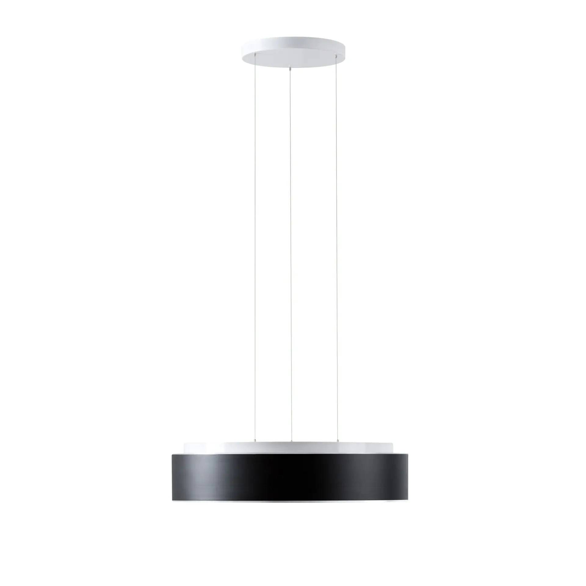 OSMONT ERI67413 ERIS LEC4 závěsné skleněné svítidlo bílá / bílo - černá IP40 3000 K 35W LED DALI