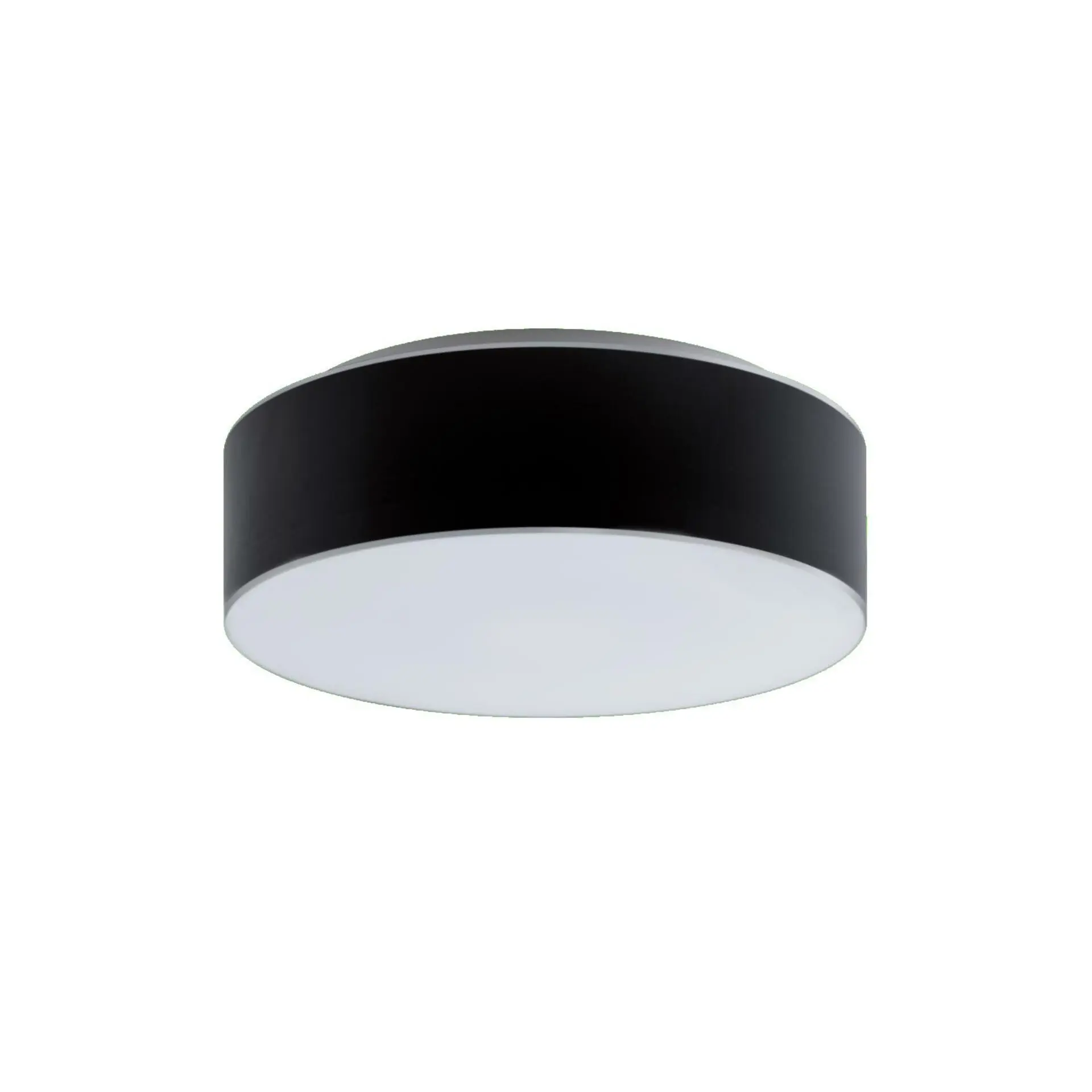 OSMONT ERI67525 ERIS C2 stropní/nástěnné skleněné svítidlo bílá / bílo - černá IP43 4000 K 18W LED nouzové kombinované 3 h
