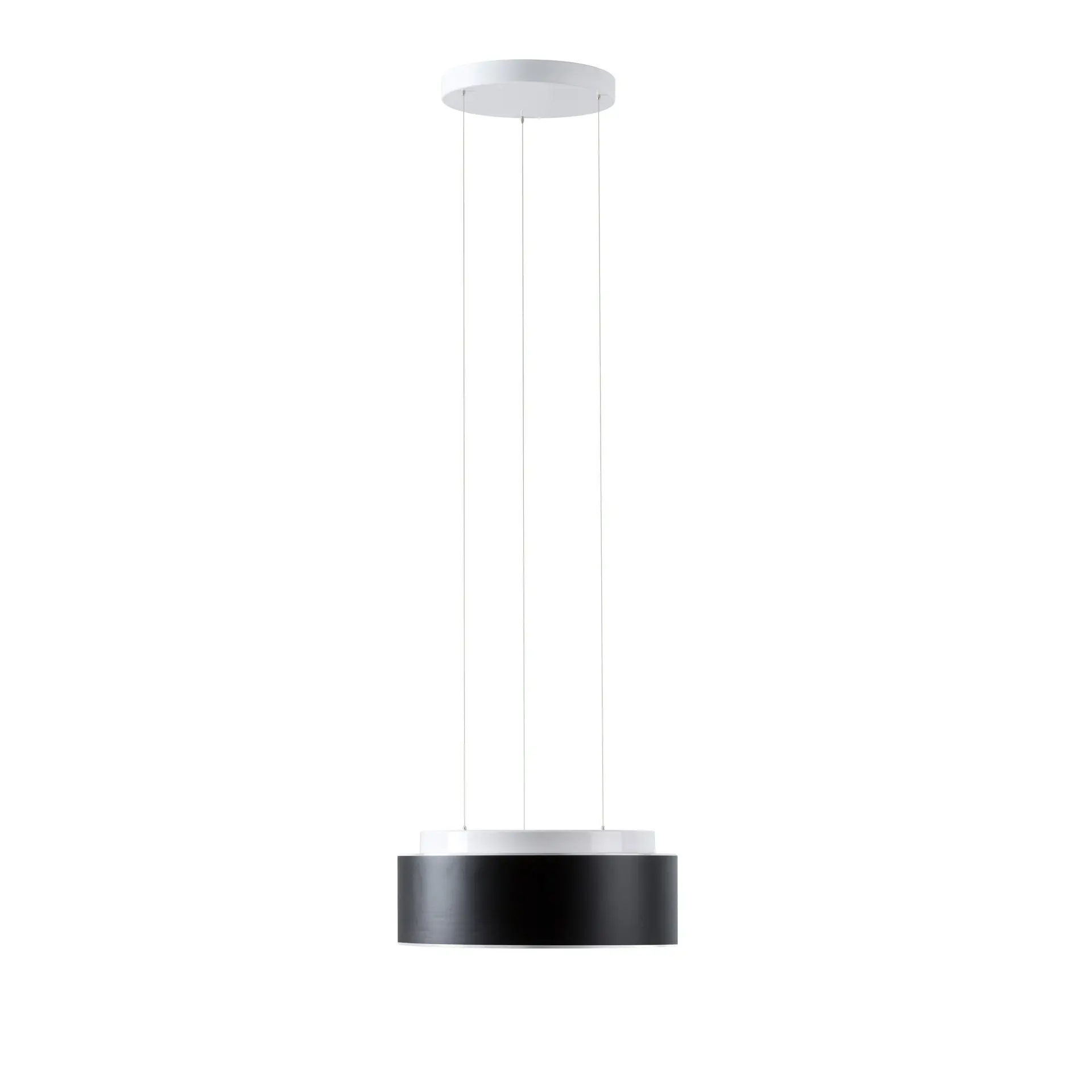 OSMONT ERI70425 ERIS LEC2 závěsné skleněné svítidlo bílá / bílo - černá IP40 3000 K 19W LED DALI