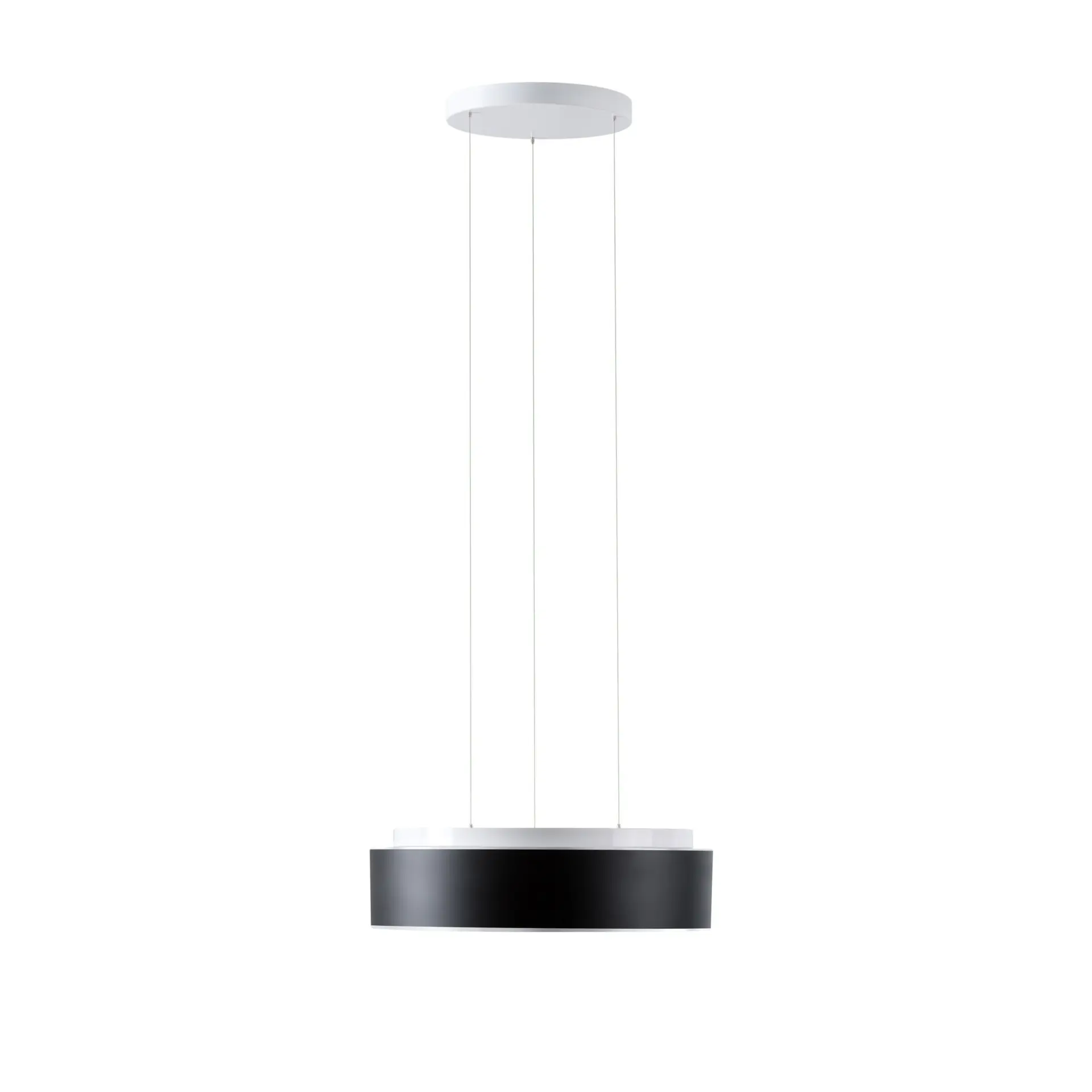 OSMONT ERI71362 ERIS LEC3 závěsné skleněné svítidlo bílá / bílo - černá IP40 3000/4000 K 33W LED DALI
