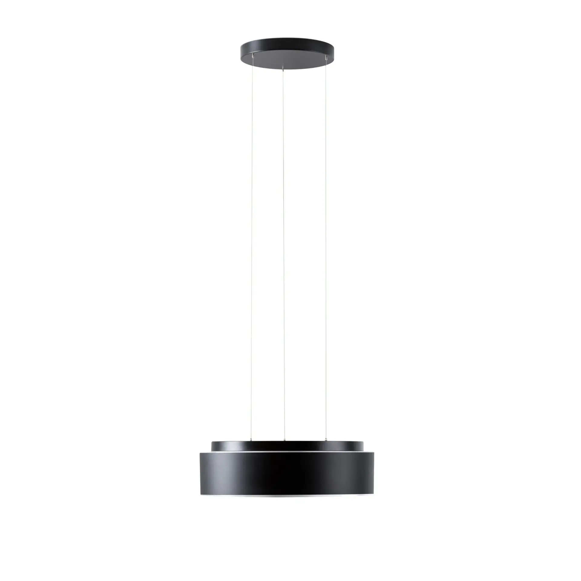 OSMONT ERI71365 ERIS LEC3 závěsné skleněné svítidlo černá / bílo - černá IP40 3000/4000 K 34W LED