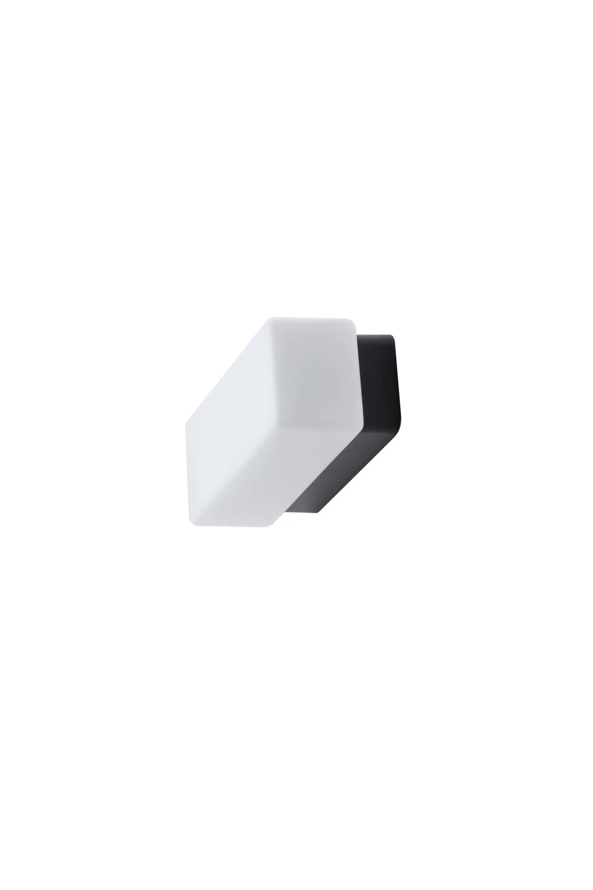 OSMONT FLO67775 FLORA 1 stropní/nástěnné skleněné svítidlo černá / bílá IP43 4000 K 7W LED