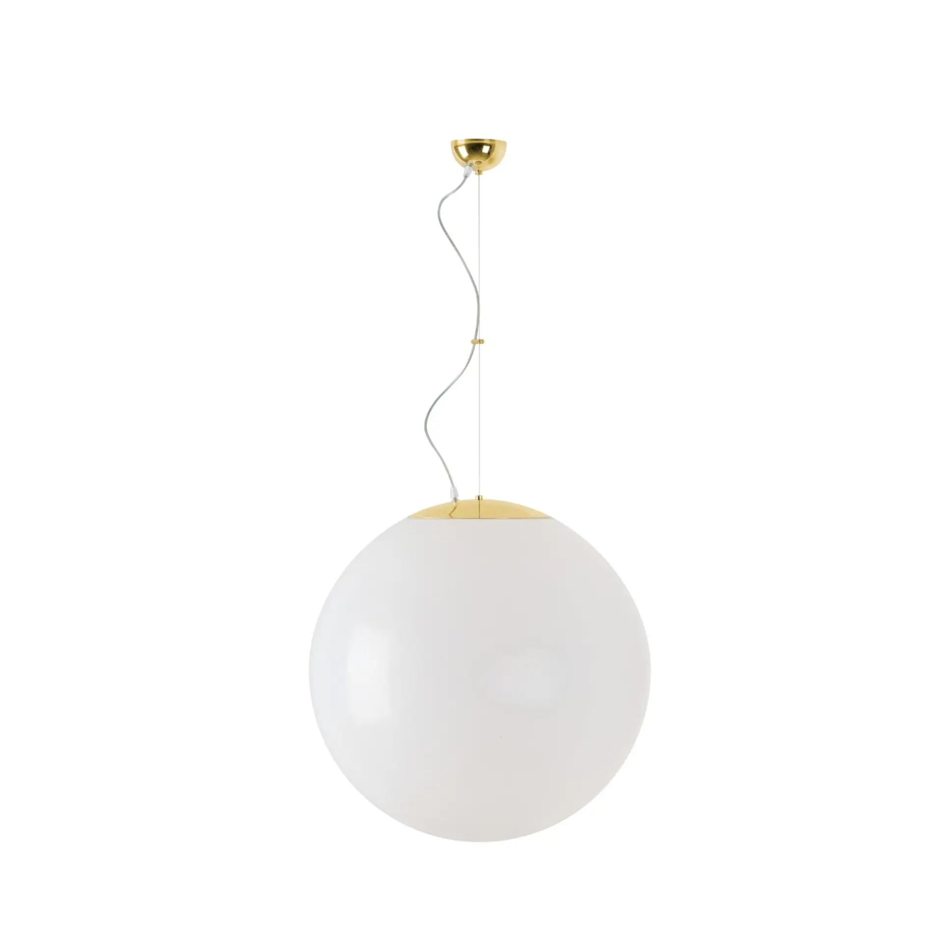 OSMONT ISI60104 ISIS L5 PM závěsné plastové svítidlo mosaz / bílá IP40 3000 K 48W LED