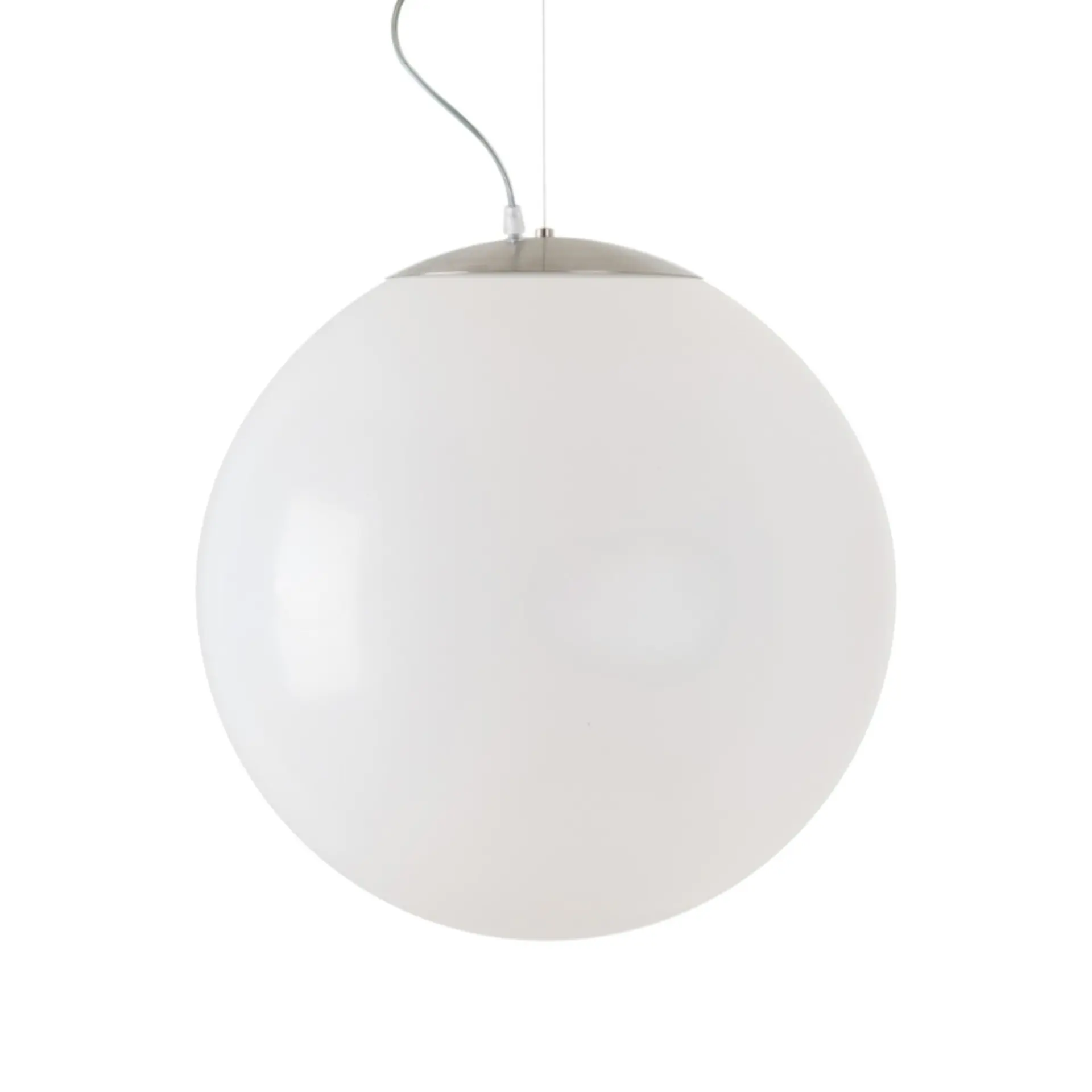 OSMONT ISI60118 ISIS L5 PM HP závěsné plastové svítidlo kartáčovaná nerez / bílá IP40 3000 K 65W LED