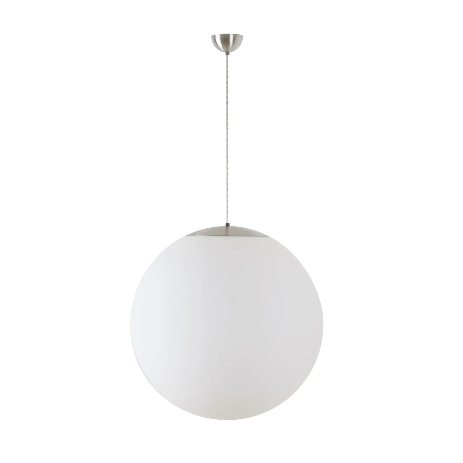 OSMONT ISI60768 ISIS S5 PM-M závěsné plastové svítidlo kartáčovaná nerez / bílá IP40 4000 K 48W LED