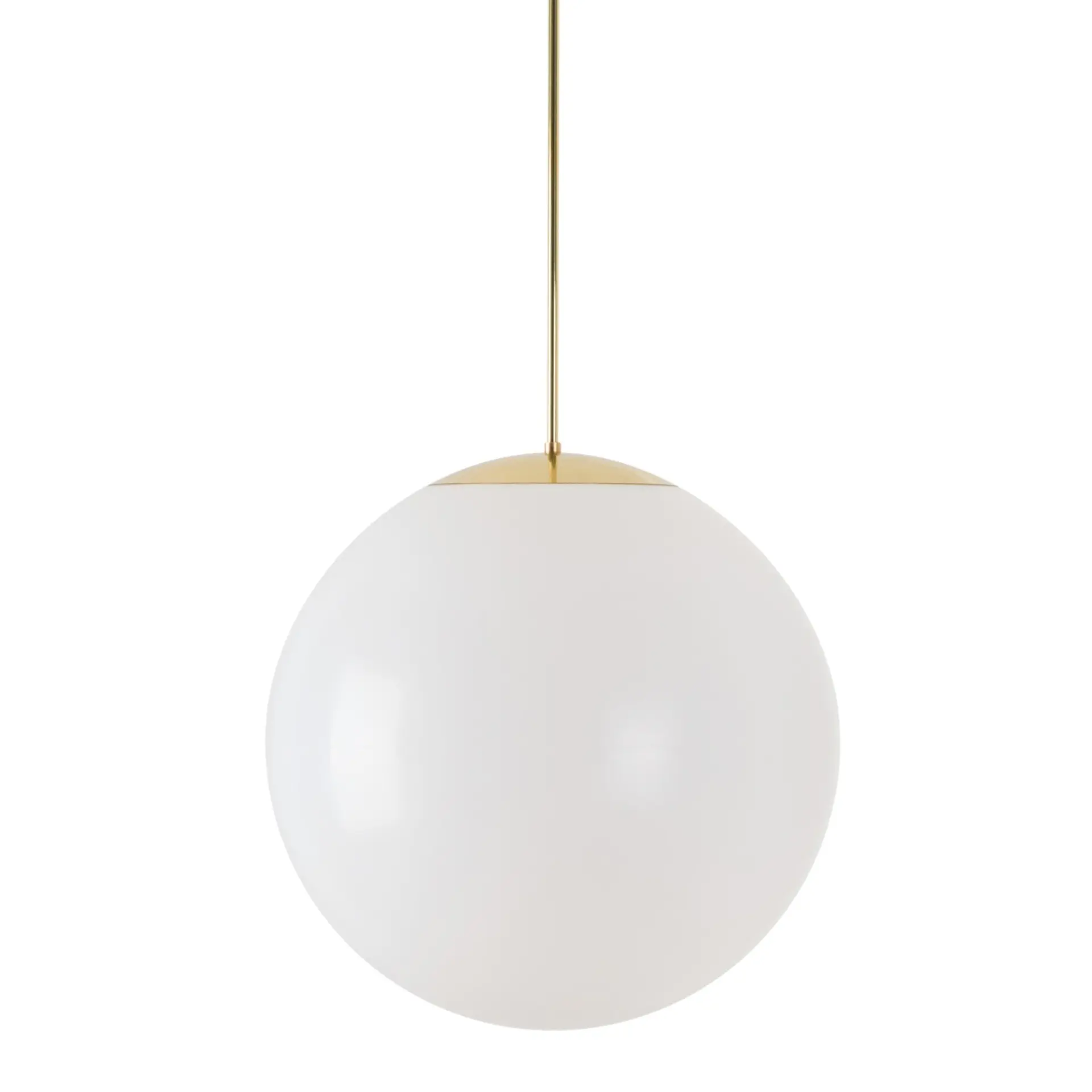 OSMONT ISI62473 ISIS P4 HP závěsné plastové svítidlo mosaz leštěná / bílá IP40 3000 K 59W LED