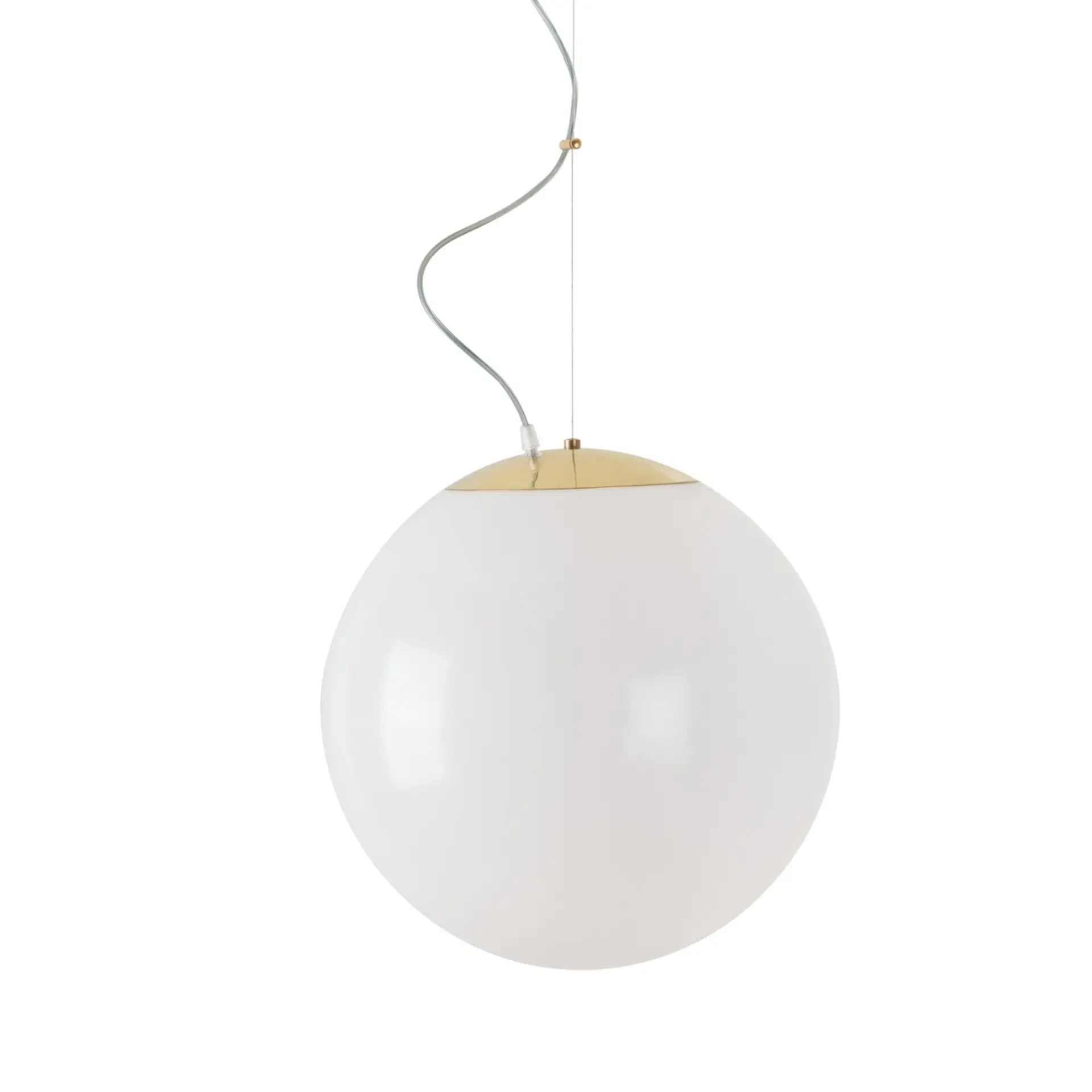 OSMONT ISI63510 ISIS L3 HP závěsné plastové svítidlo mosaz leštěná / bílá IP40 4000 K 52W LED DALI