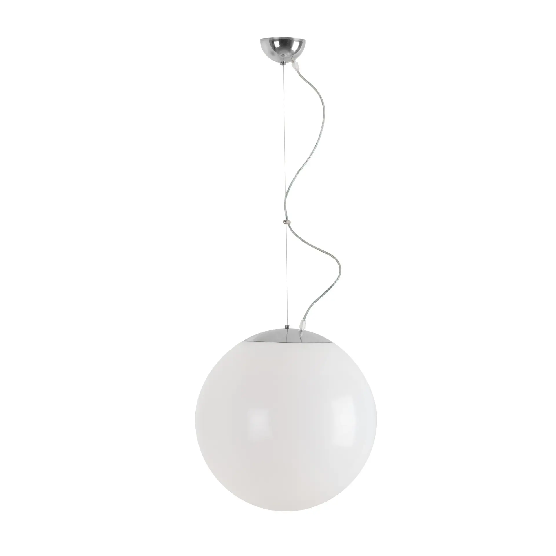 OSMONT ISI66195 ISIS L3 závěsné plastové svítidlo nerez leštěná / bílá IP40 3000 K 27W LED DALI