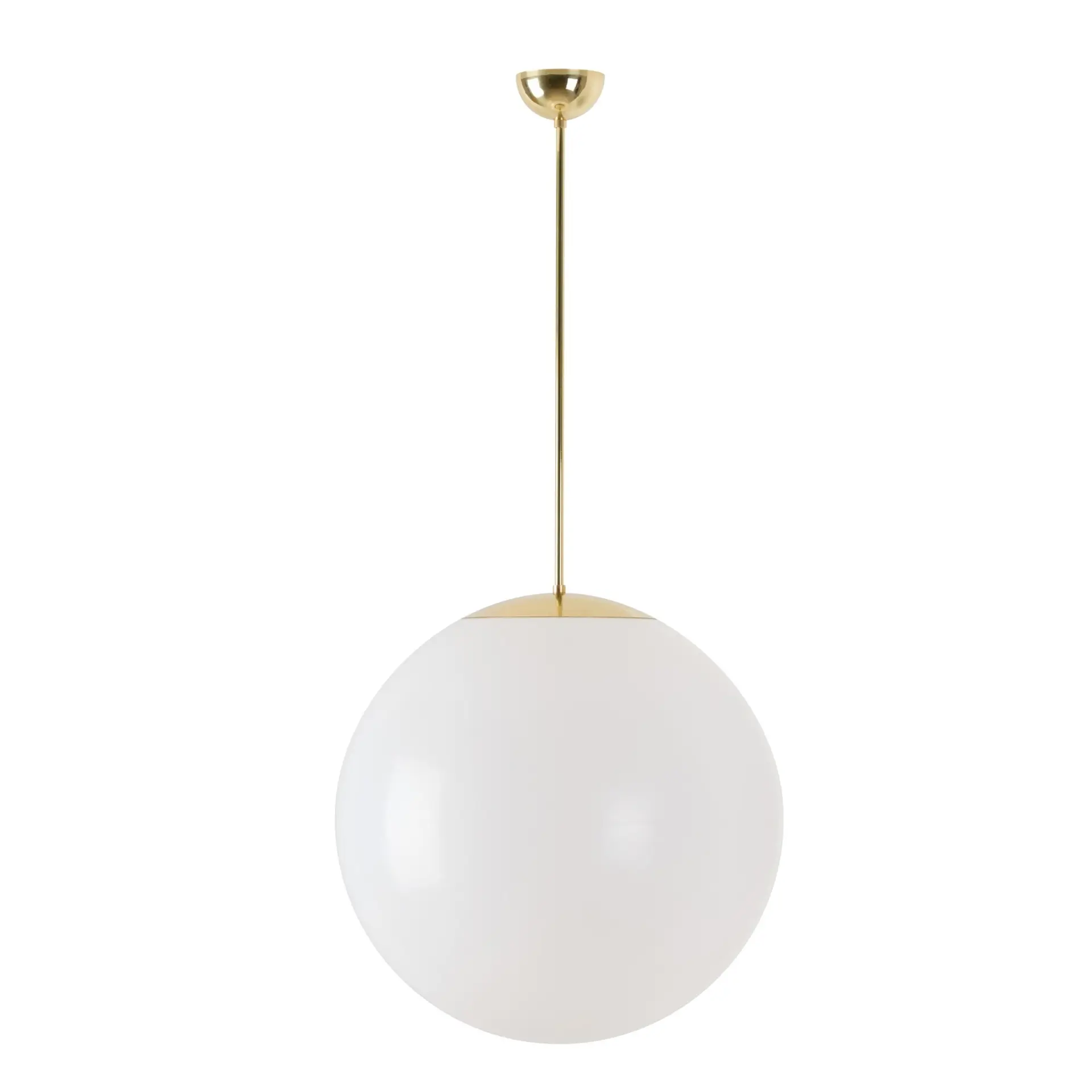 OSMONT ISI66616 ISIS P4 závěsné plastové svítidlo mosaz leštěná / bílá IP40 4000 K 41W LED