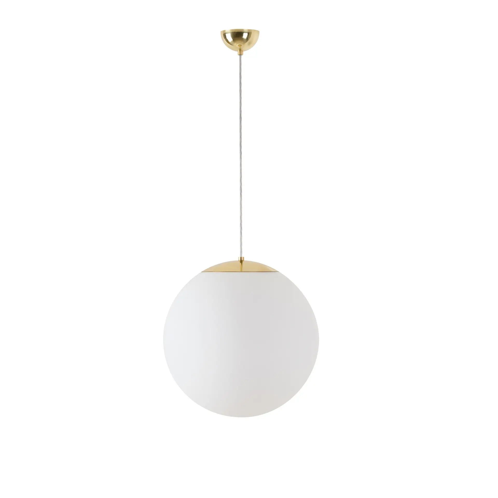 OSMONT ISI70311 ISIS S3 PM-M závěsné plastové svítidlo mosaz leštěná / bílá IP40 3000 K 27W LED