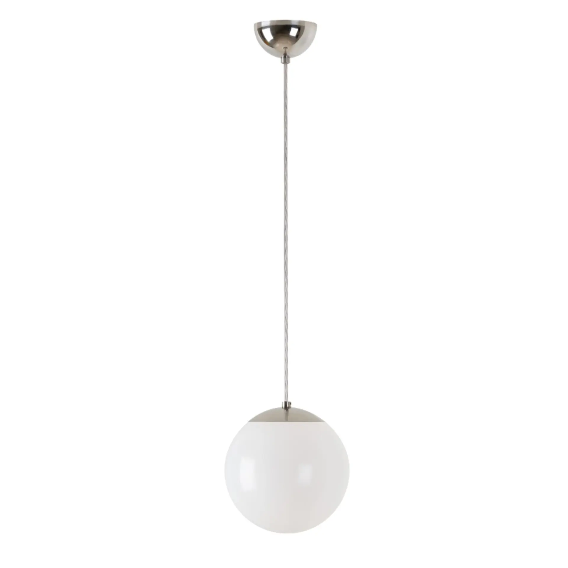 OSMONT ISI72396 ISIS S1 PM závěsné plastové svítidlo nerez / bílá IP40 3000 K 8W LED