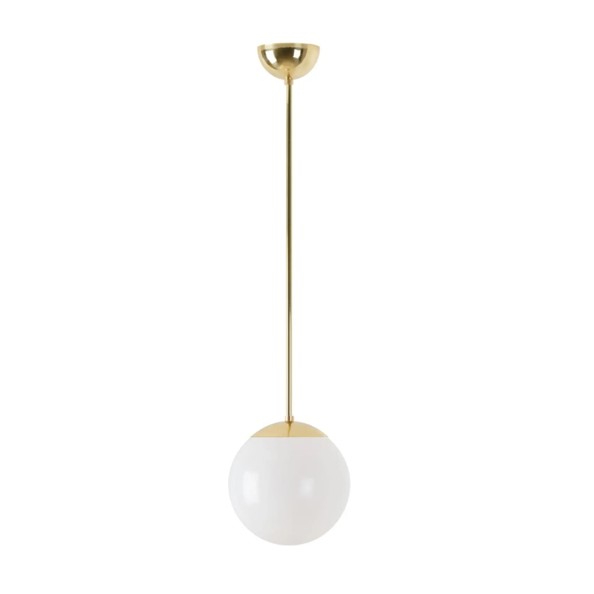 OSMONT ISI72840 ISIS P1 PM závěsné plastové svítidlo mosaz / bílá IP40 4000 K 8W LED
