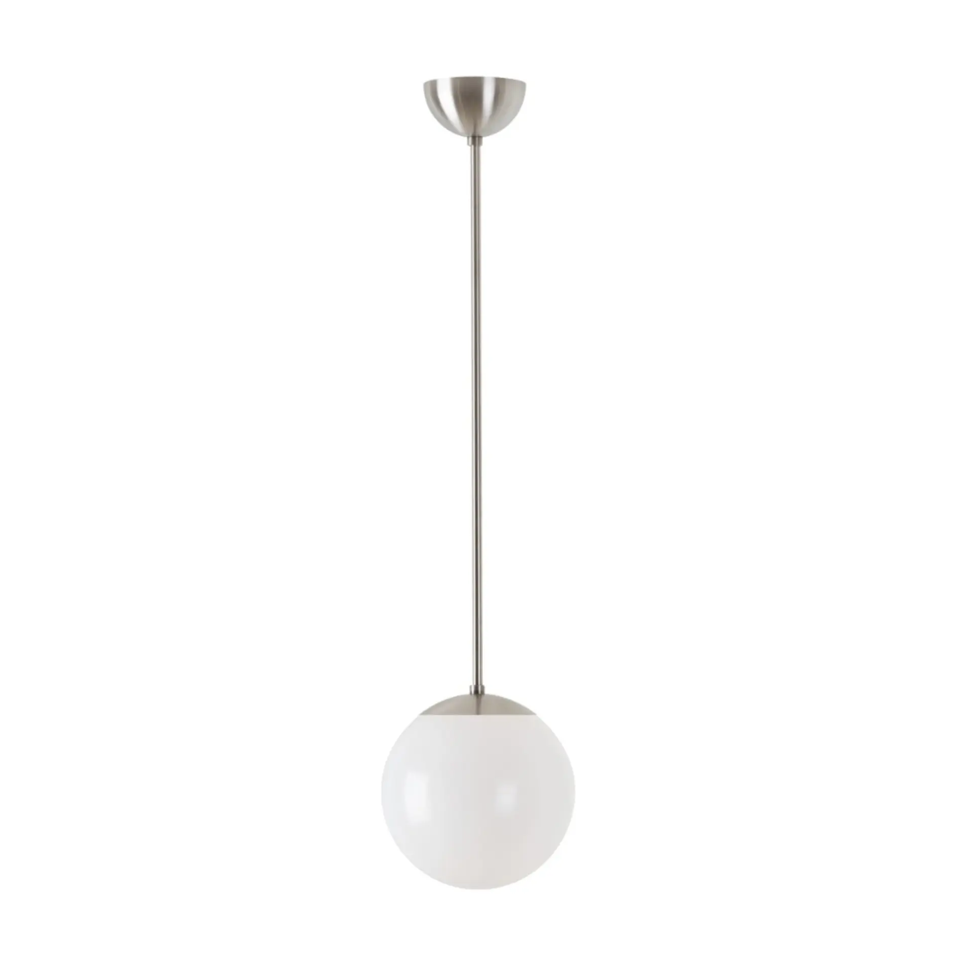 OSMONT ISI72864 ISIS P1 PM závěsné plastové svítidlo kartáčovaná nerez / bílá IP40 4000 K 8W LED