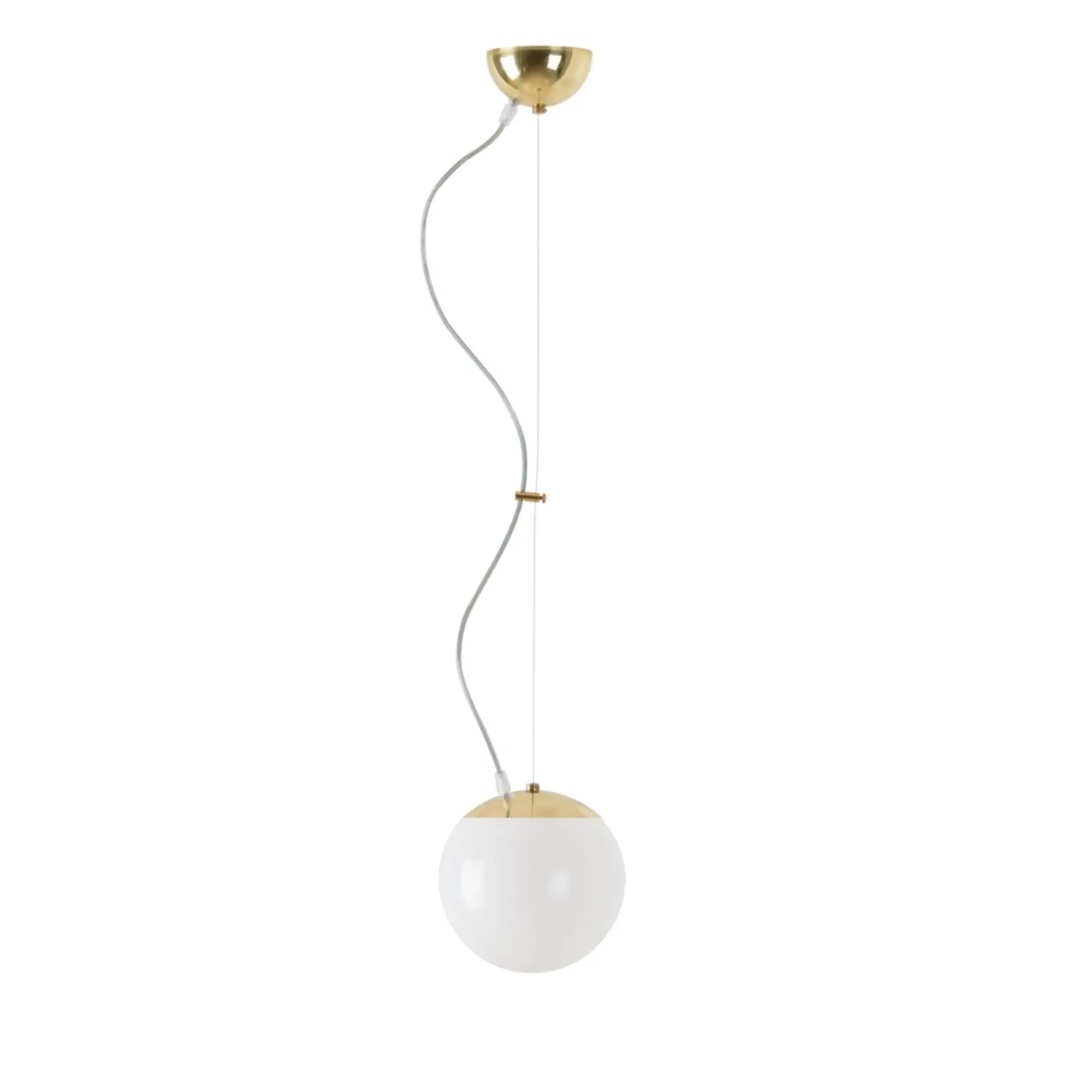 OSMONT ISI72878 ISIS L1 PM závěsné plastové svítidlo mosaz / bílá IP40 4000 K 8W LED