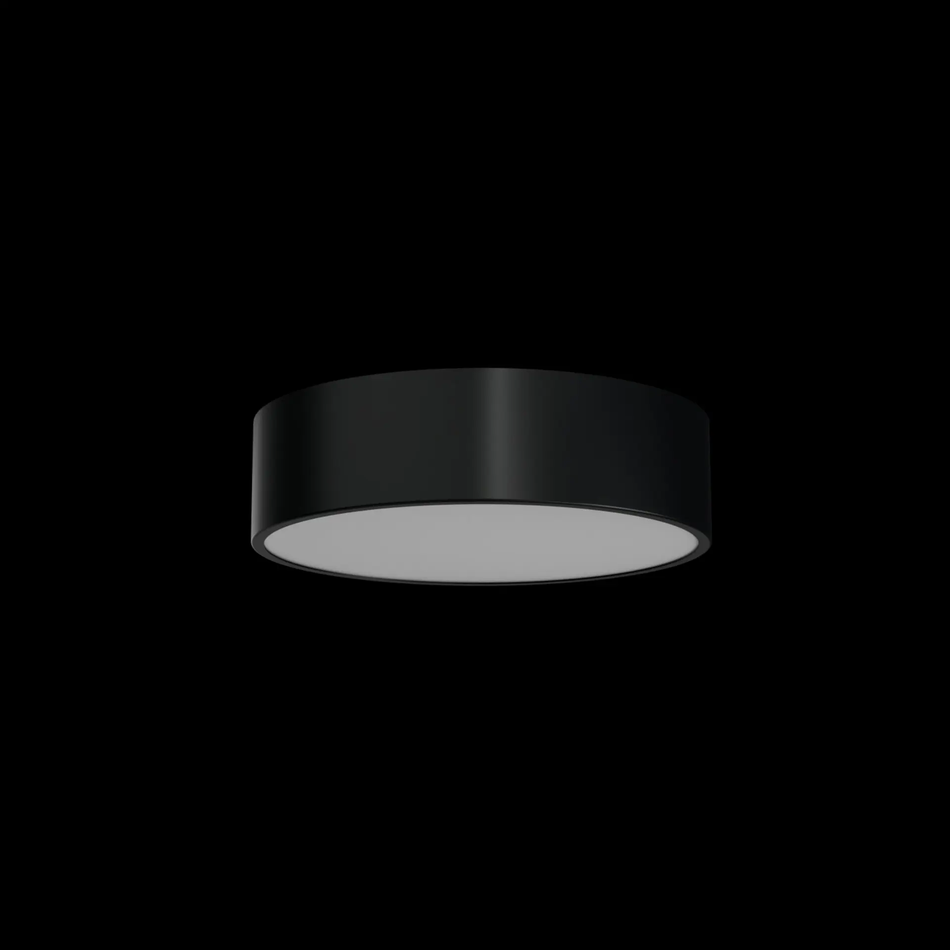 OSMONT KRU60036 KRUGER 1 FO stropní/nástěnné plastové svítidlo černá IP40 3000 K 18W LED nouzové kombinované 3 h