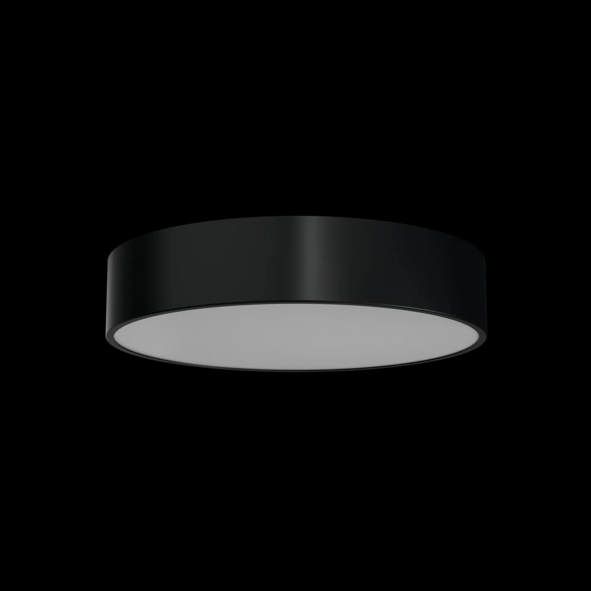 OSMONT KRU60088 KRUGER 2 FO stropní/nástěnné plastové svítidlo černá IP40 3000 K 34W LED nouzové kombinované 3 h