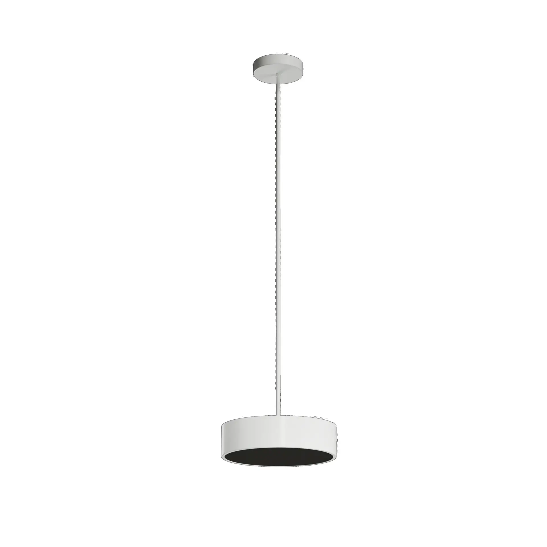 OSMONT KRU60160 KRUGER P1 FC závěsné plastové svítidlo bílá / černá IP40 3000 K 18W LED