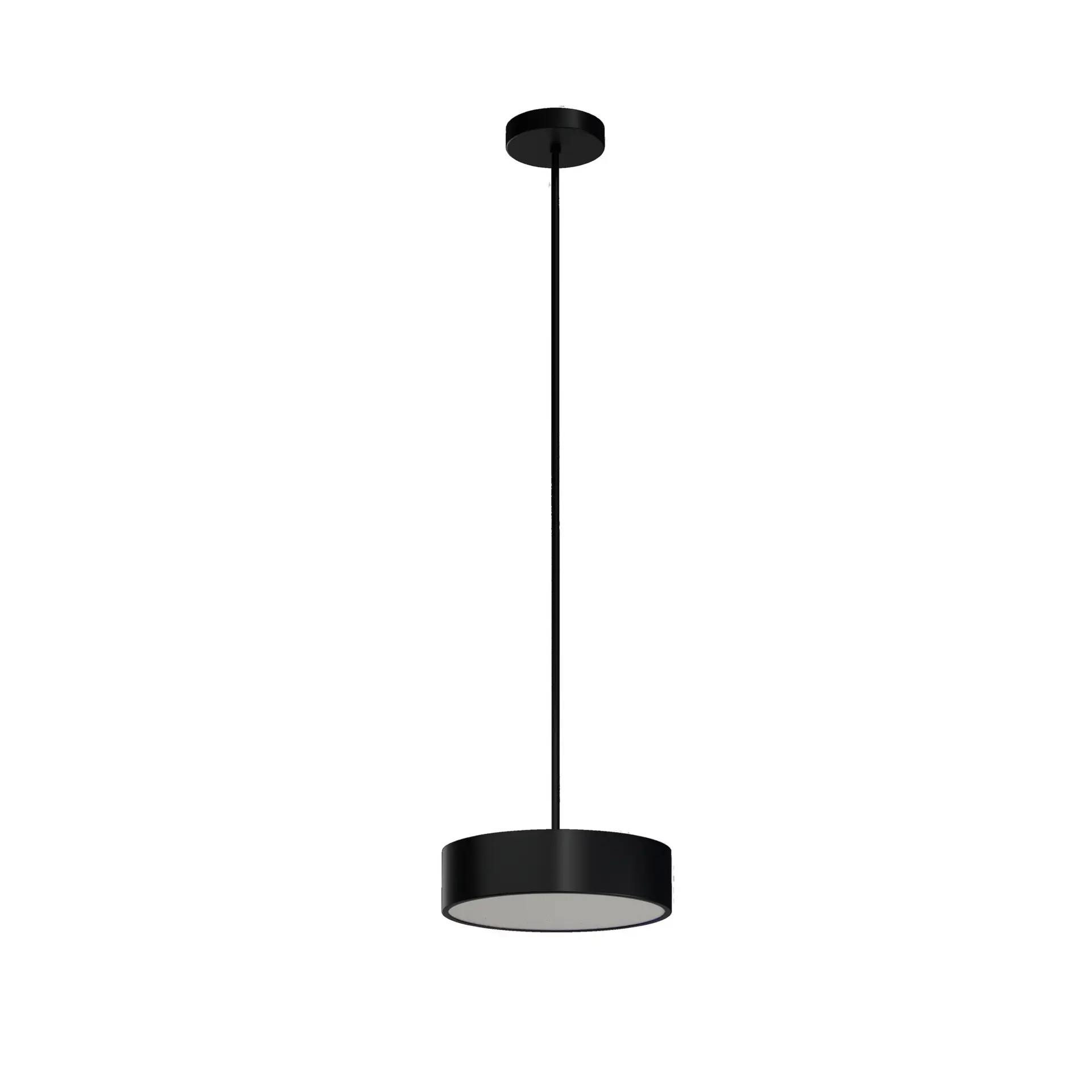 OSMONT KRU60171 KRUGER P1 FOP závěsné plastové svítidlo černá IP40 3000 K 13W LED