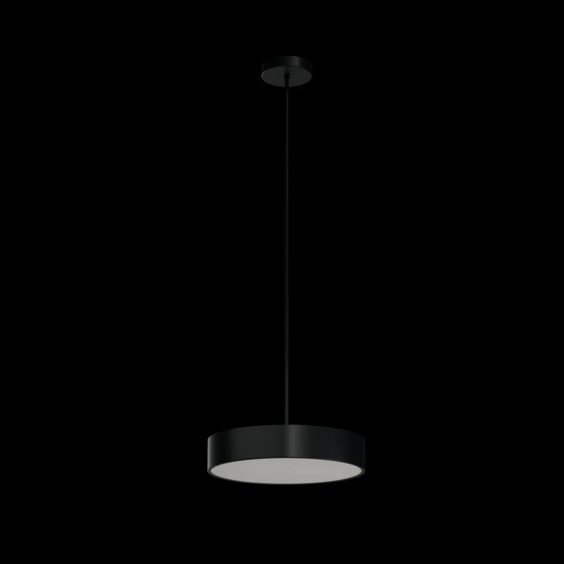OSMONT KRU60698 KRUGER P2 FOP závěsné plastové svítidlo černá IP40 4000 K 24W LED nouzové kombinované 3 h