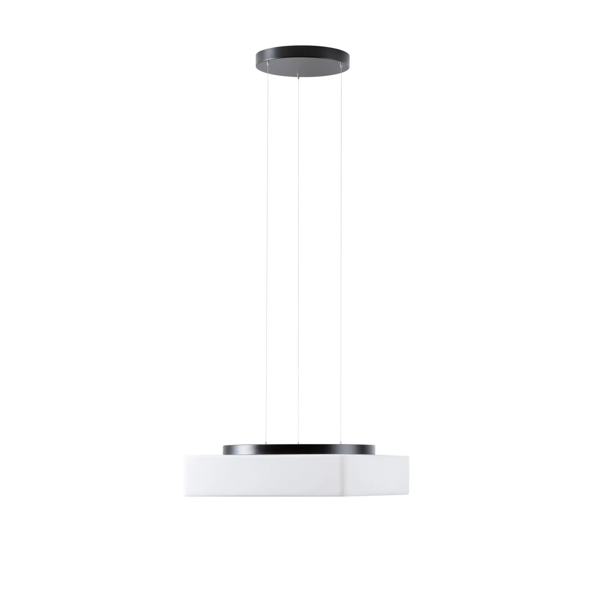 OSMONT LIN67463 LINA LE7 závěsné skleněné svítidlo černá / bílá IP40 3000 K 34W LED