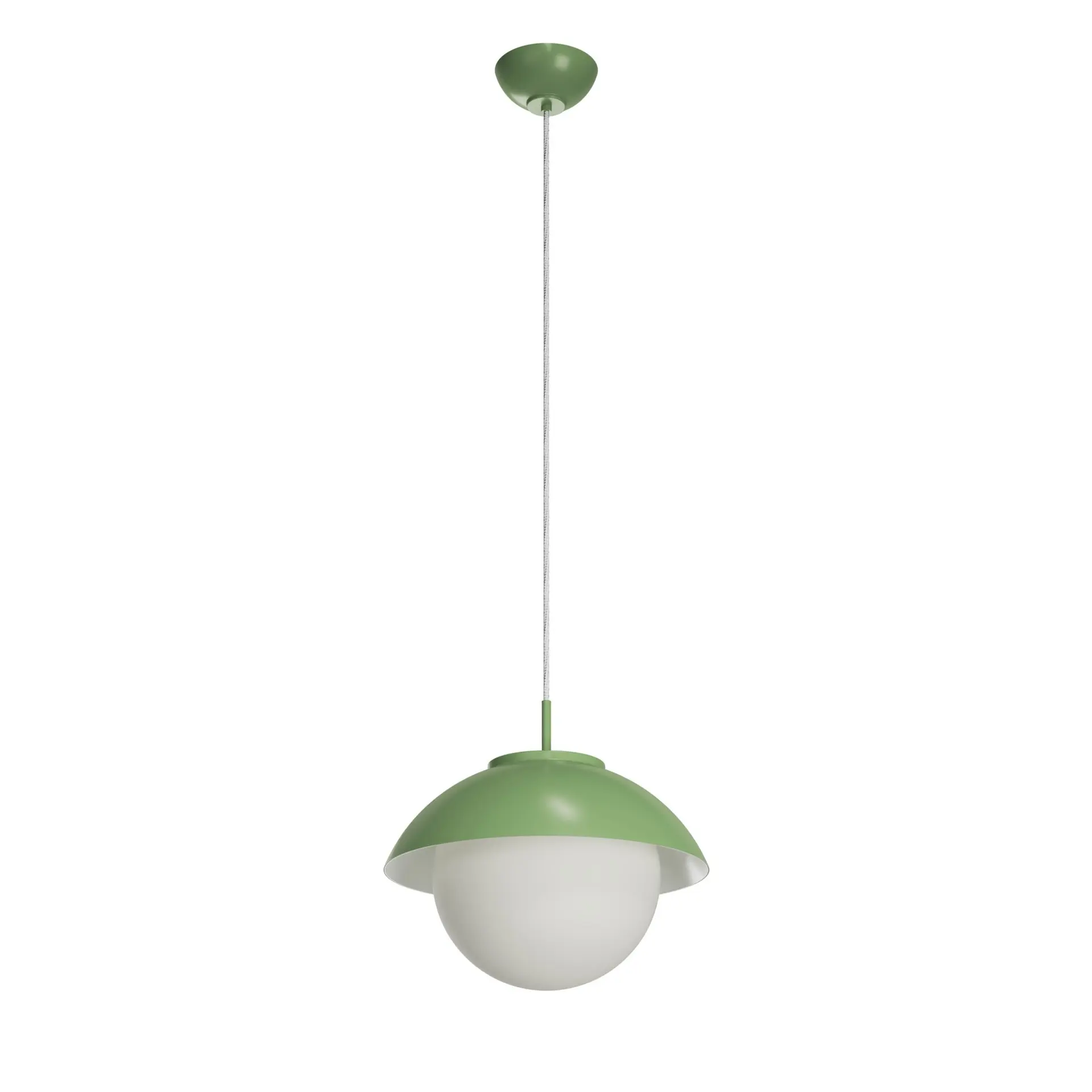 OSMONT LUK60032 LUKIDA ST2 závěsné skleněné svítidlo zelená / bílá IP40 3000 K 20W LED