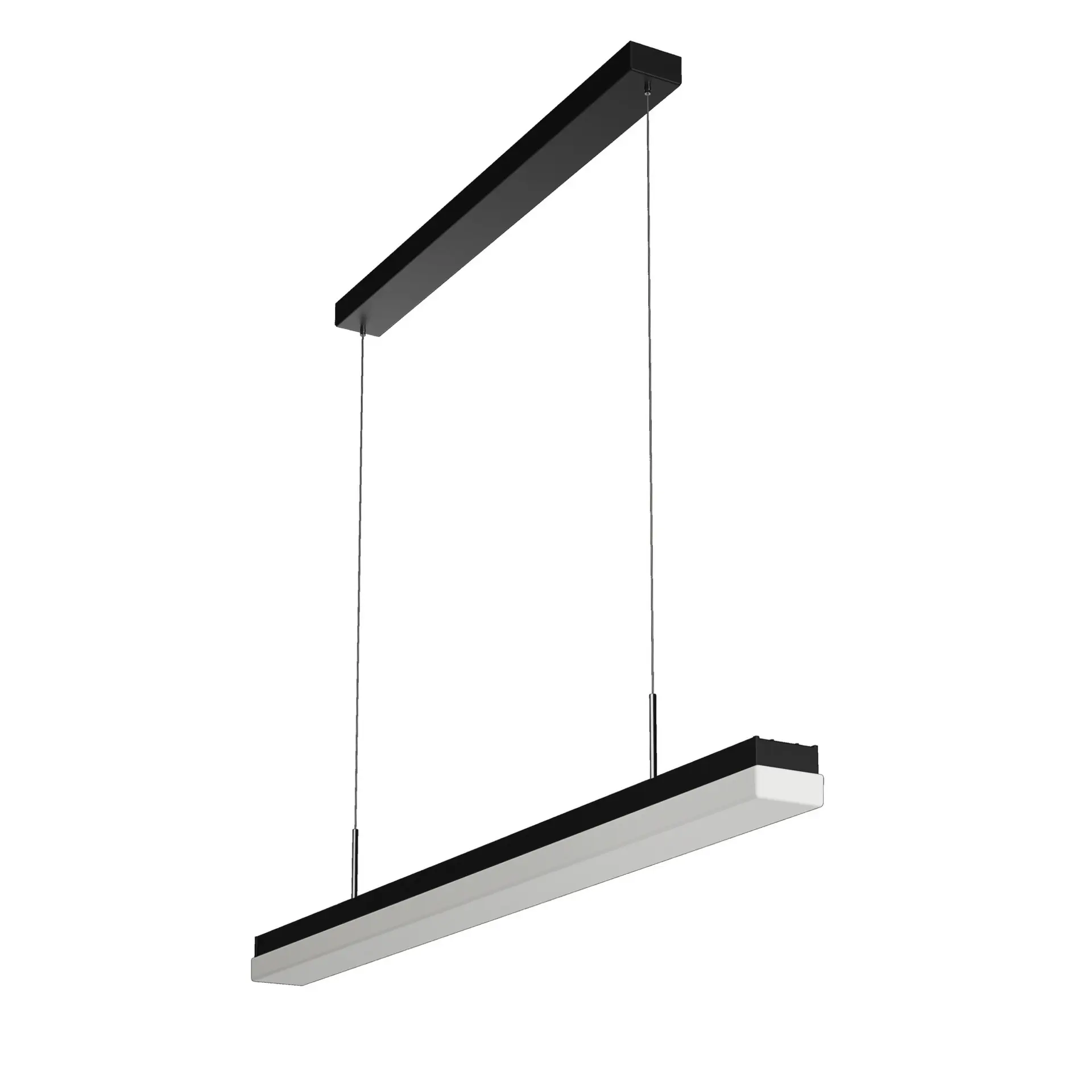 OSMONT MAT60062 MATAR LE2 závěsné plastové svítidlo černá / bílá IP40 3000 K 20W LED