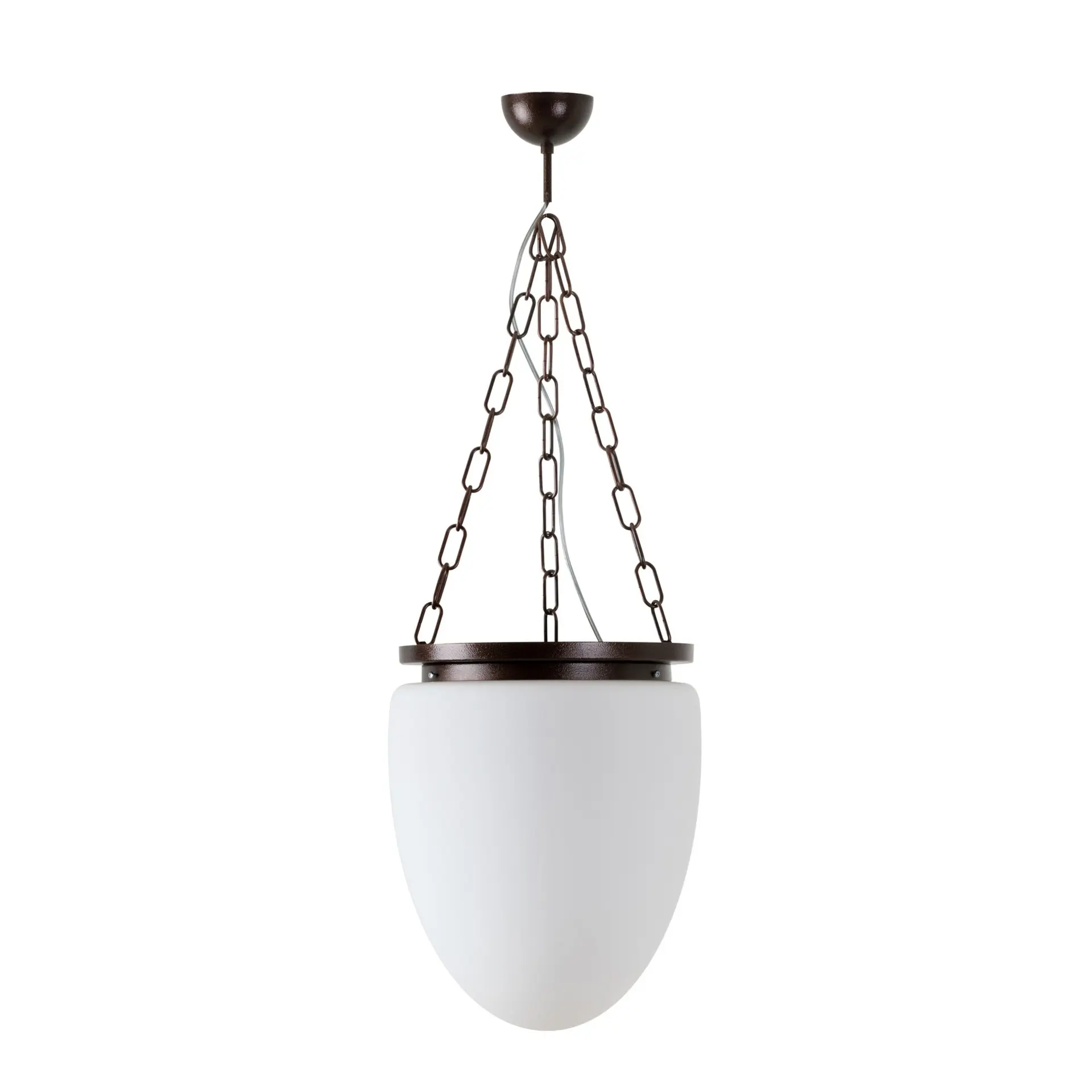 OSMONT MIR67484 MIRA R závěsné skleněné svítidlo starobronz / bílá IP40 3000 K 27W LED DALI