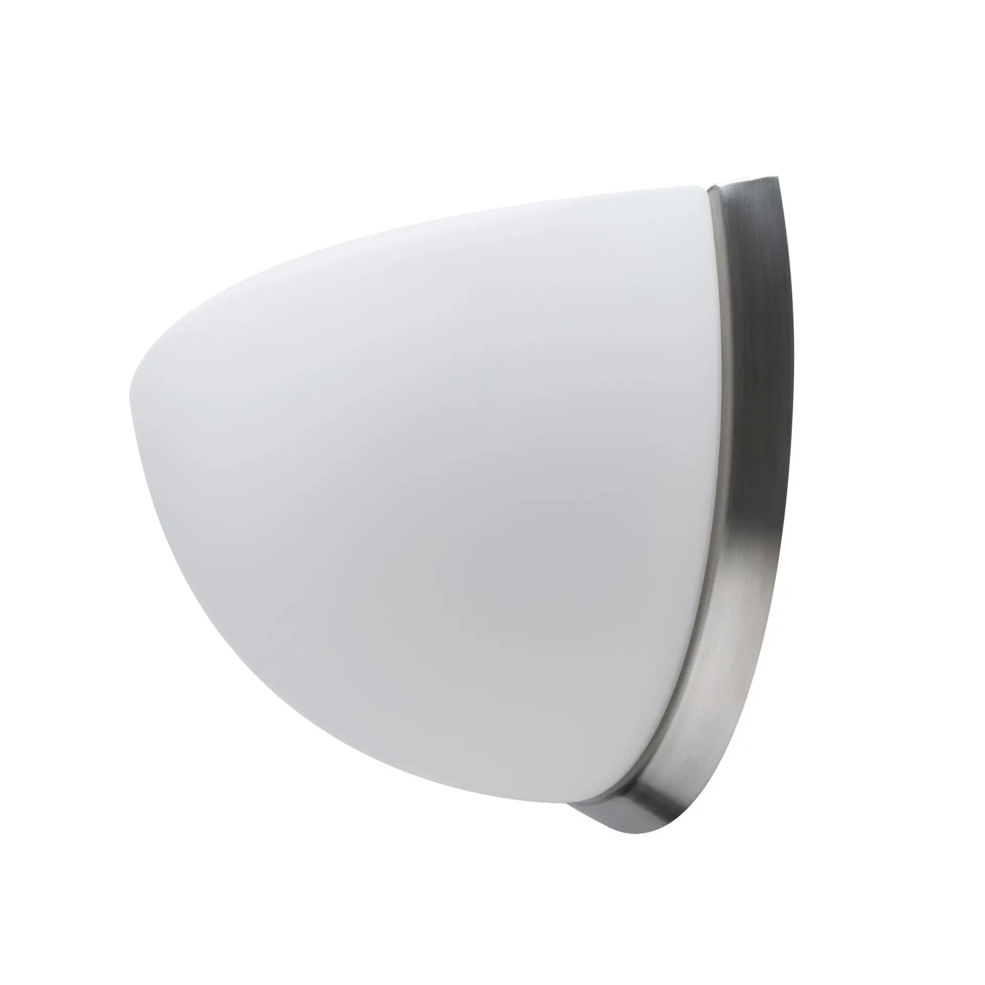 OSMONT NEL59464 NELA DL3 nástěnné skleněné svítidlo nerez broušená / bílá IP43 3000 K 15W LED HF