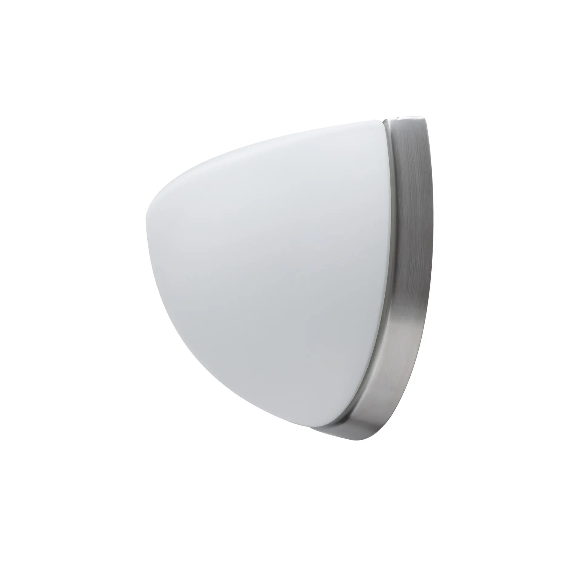 OSMONT NEL59952 NELA DL1 nástěnné skleněné svítidlo nerez broušená / bílá IP43 4000 K 7W LED