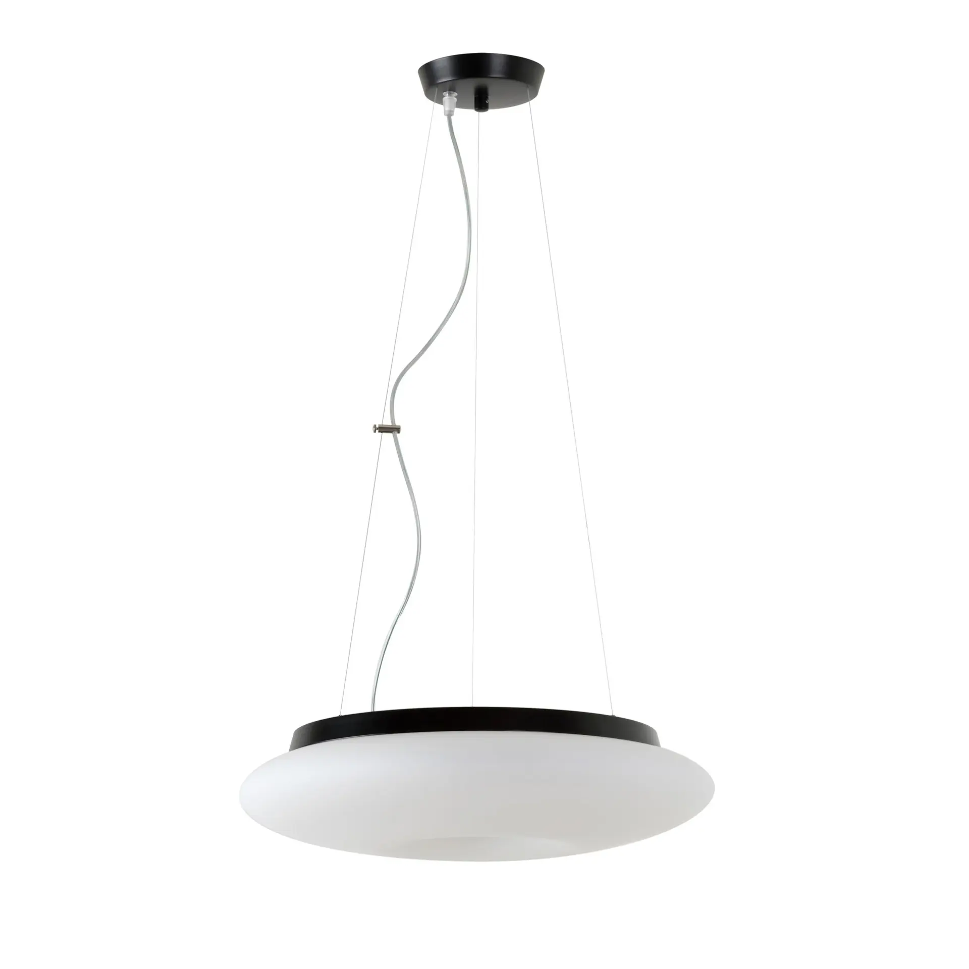 OSMONT SAT60454 SATURN L2 závěsné skleněné svítidlo černá / bílá IP20 3000 K 31W LED