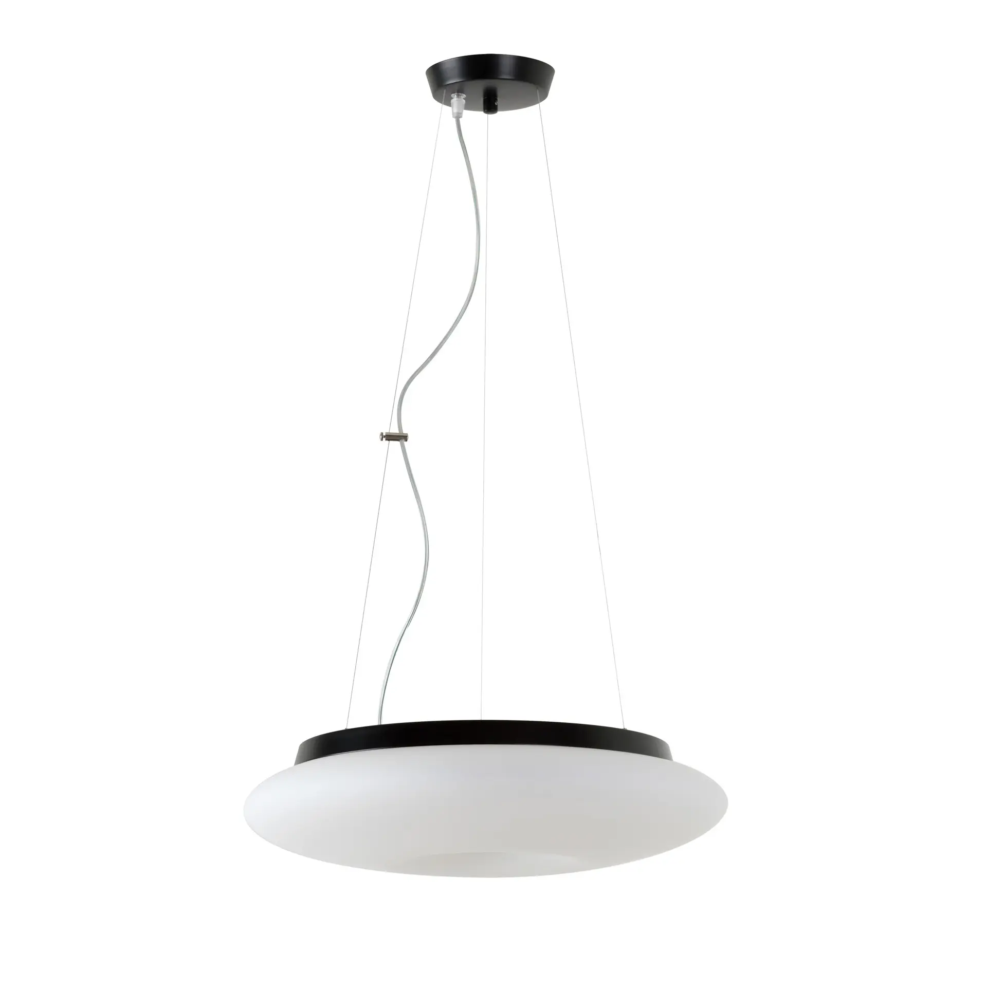 OSMONT SAT60954 SATURN L2 závěsné skleněné svítidlo černá / bílá IP20 4000 K 31W LED