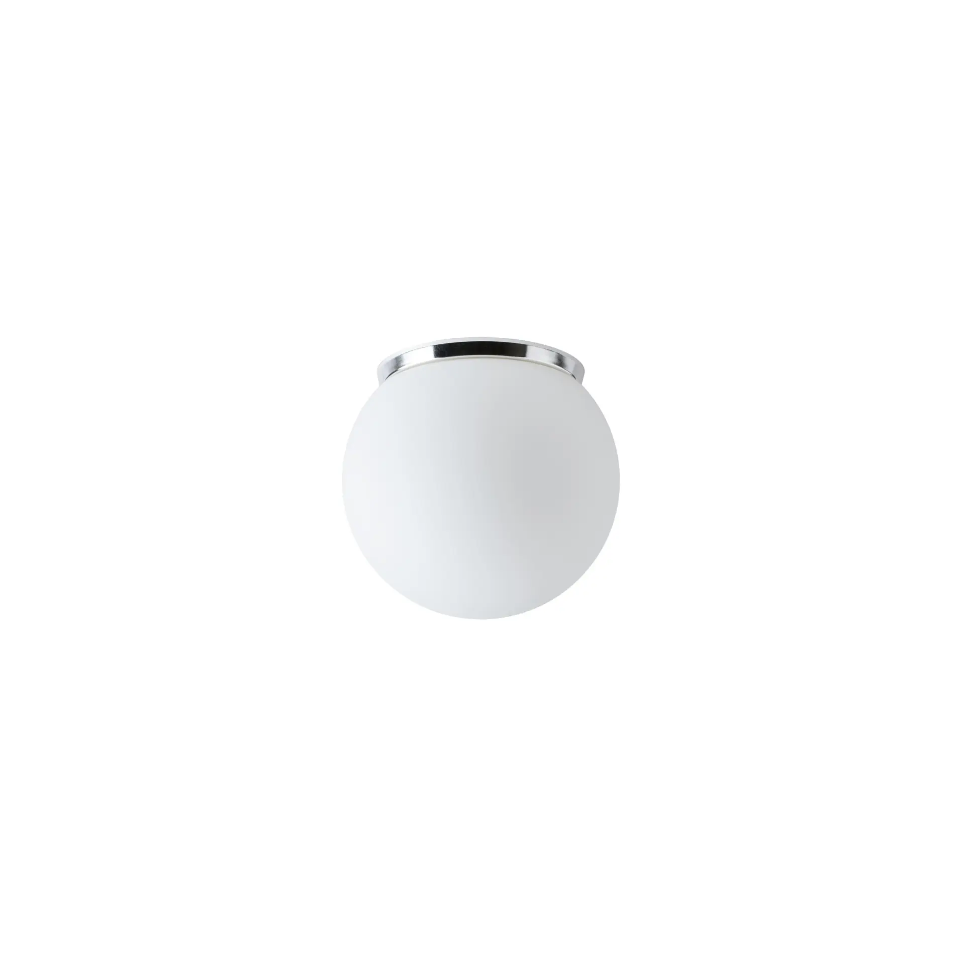 OSMONT STY61223 STYX 1 stropní/nástěnné skleněné svítidlo chrom / bílá IP65 3000 K 8W LED