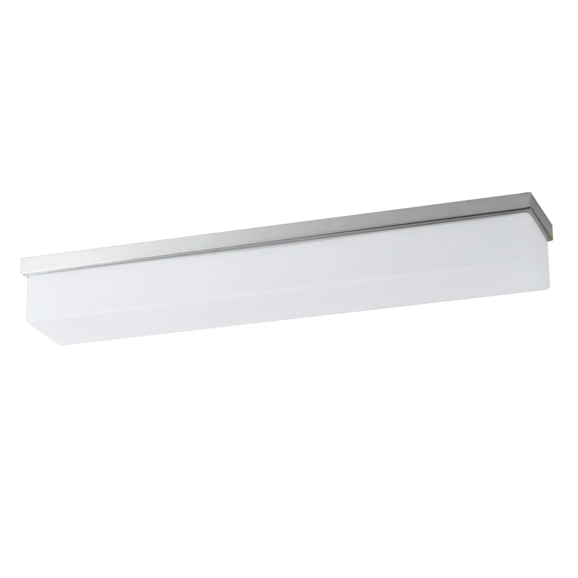 OSMONT SYL44547 SYLVIA 2 stropní/nástěnné skleněné svítidlo nerez broušená / bílá IP44 3x28W E14