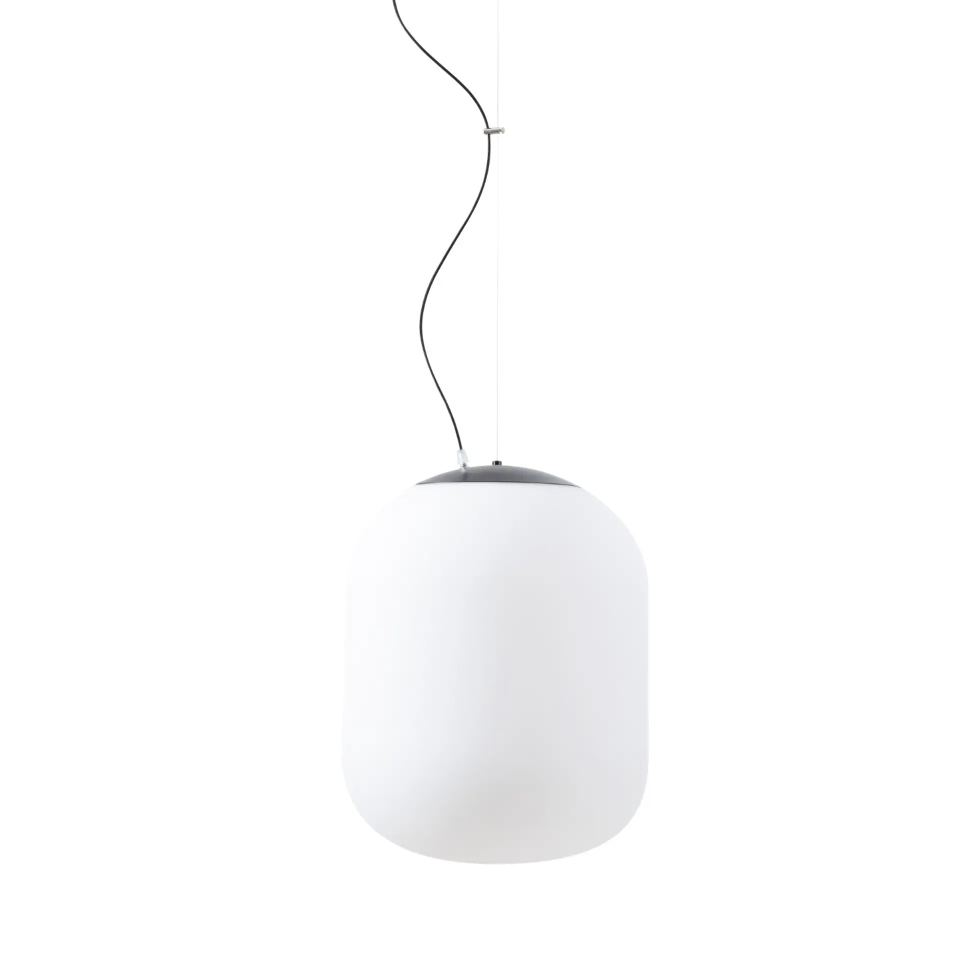 OSMONT TAN62364 TANIA L2 HP závěsné skleněné svítidlo černá / bílá IP40 3000 K 59W LED