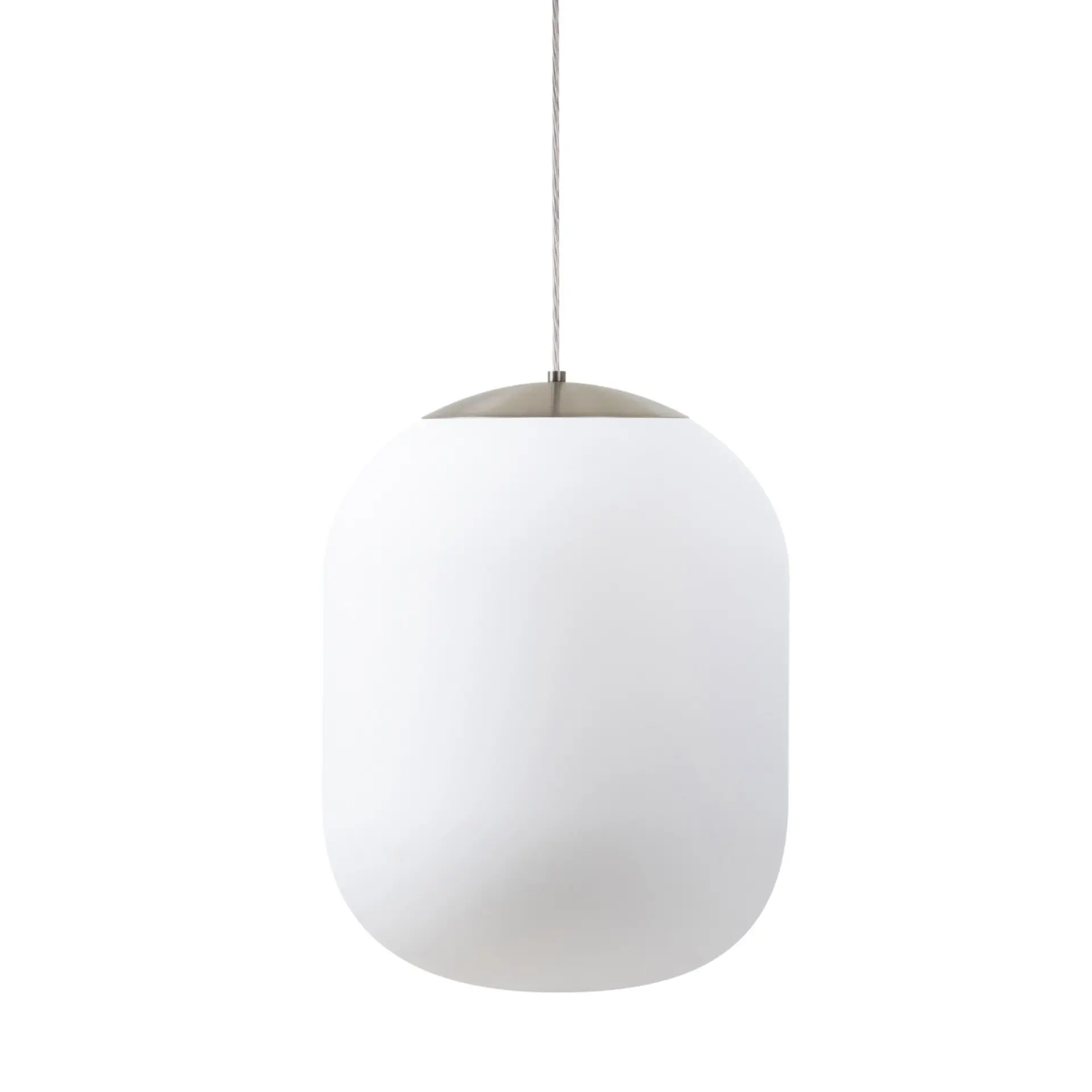OSMONT TAN62398 TANIA S2 HP závěsné skleněné svítidlo nerez broušená / bílá IP40 3000 K 59W LED
