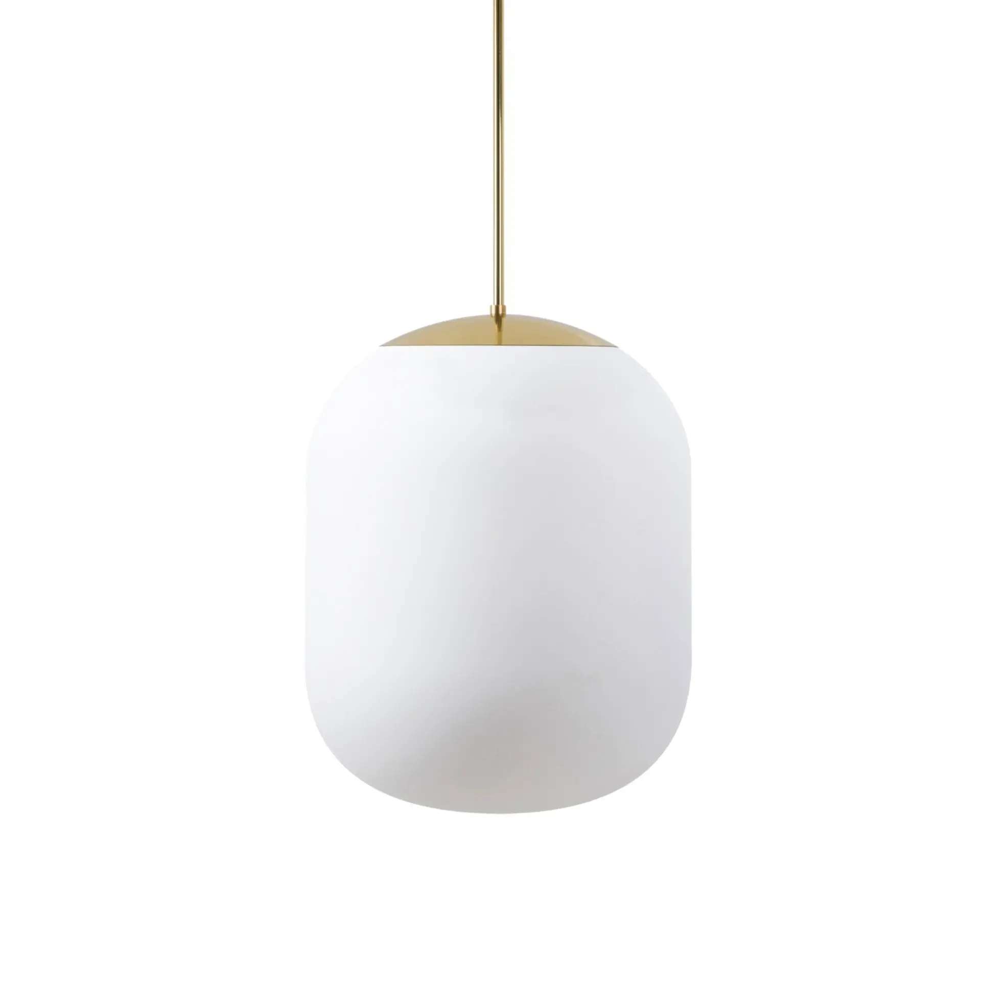 OSMONT TAN62810 TANIA P2 HP závěsné skleněné svítidlo mosaz leštěná / bílá IP40 4000 K 59W LED