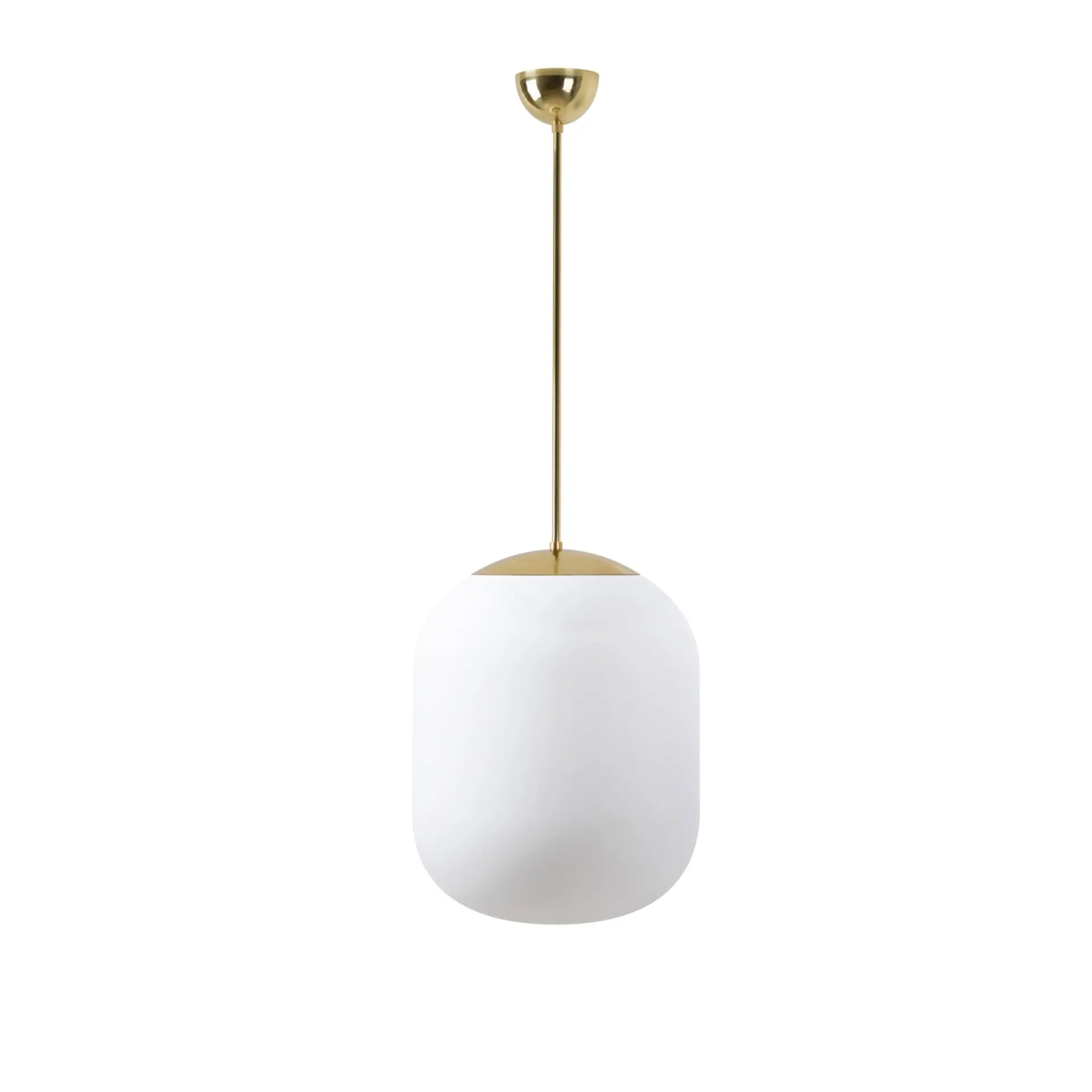 OSMONT TAN66419 TANIA P1 závěsné skleněné svítidlo mosaz leštěná / bílá IP40 3000 K 27W LED DALI