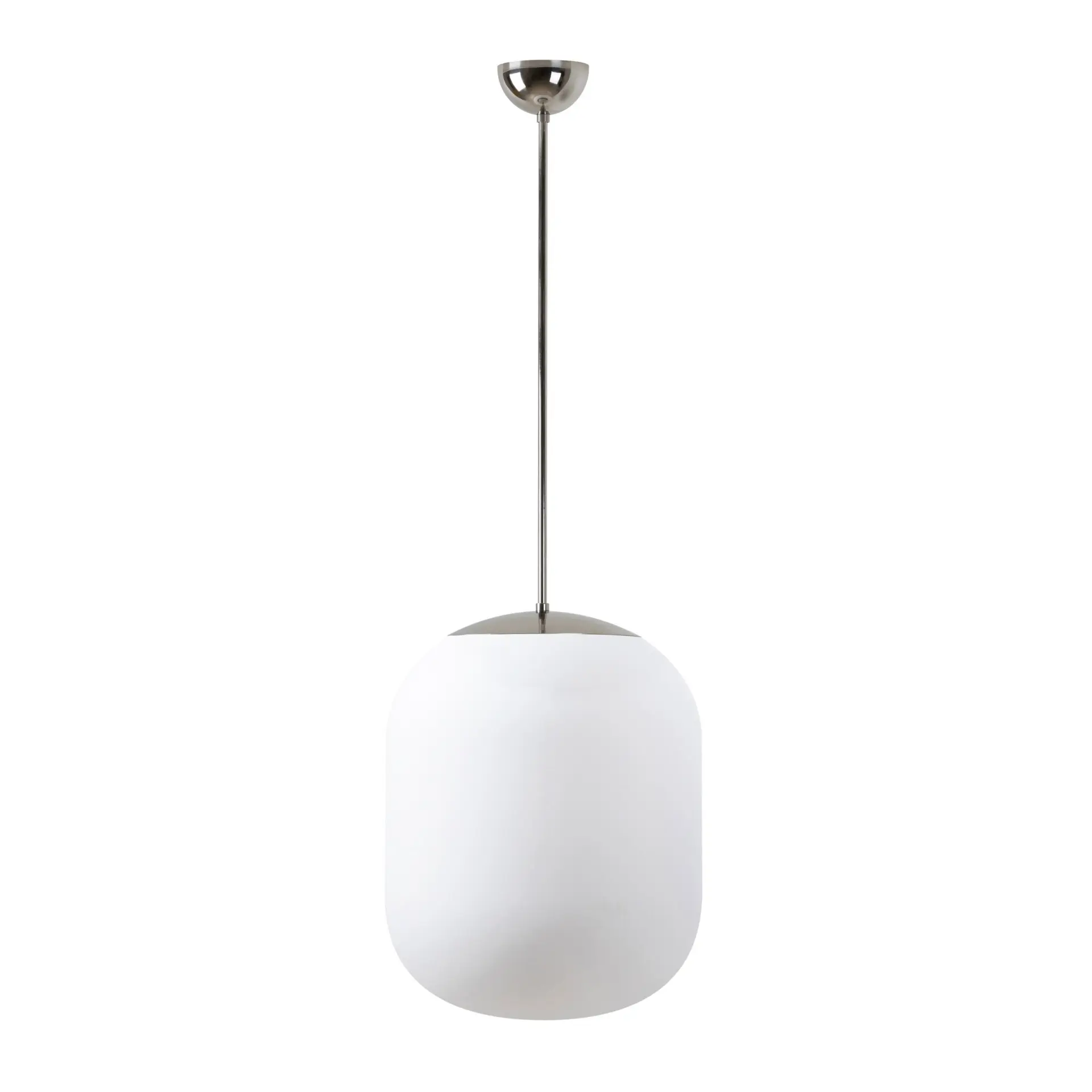 OSMONT TAN66486 TANIA P2 závěsné skleněné svítidlo nerez leštěná / bílá IP40 3000 K 41W LED