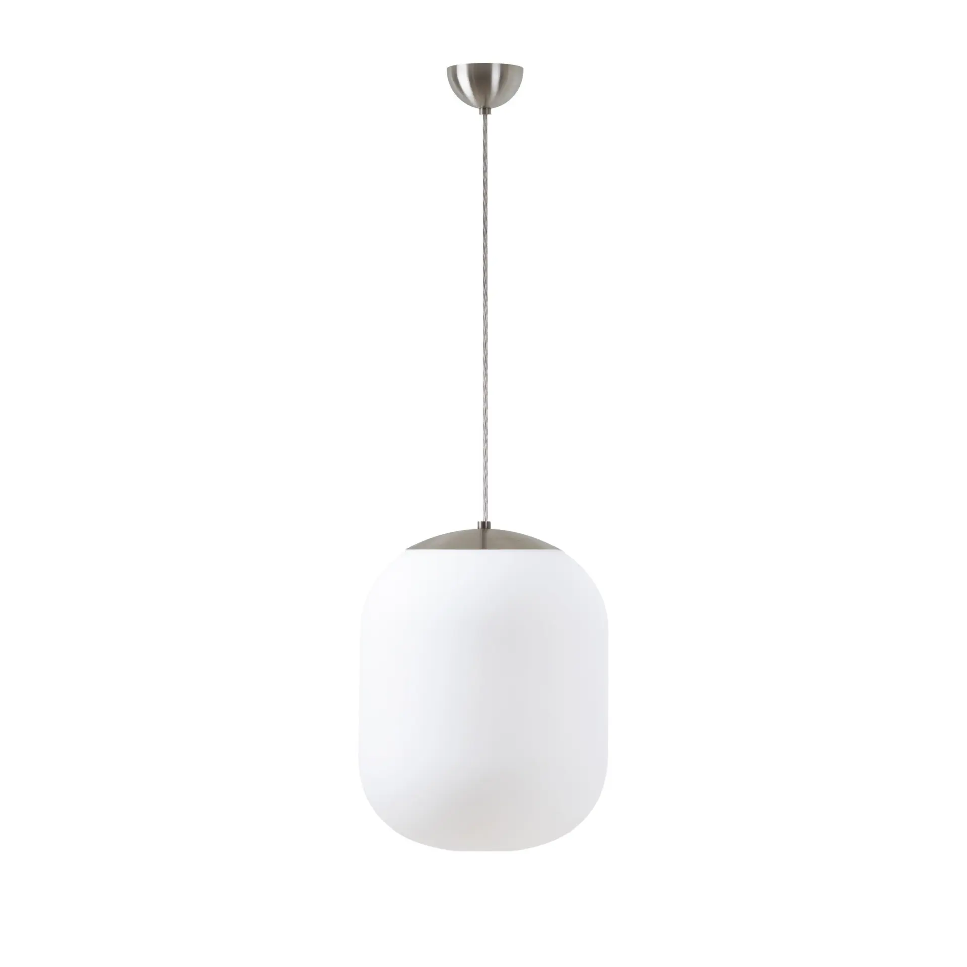 OSMONT TAN67359 TANIA S1 závěsné skleněné svítidlo nerez broušená / bílá IP40 3000 K 27W LED DALI