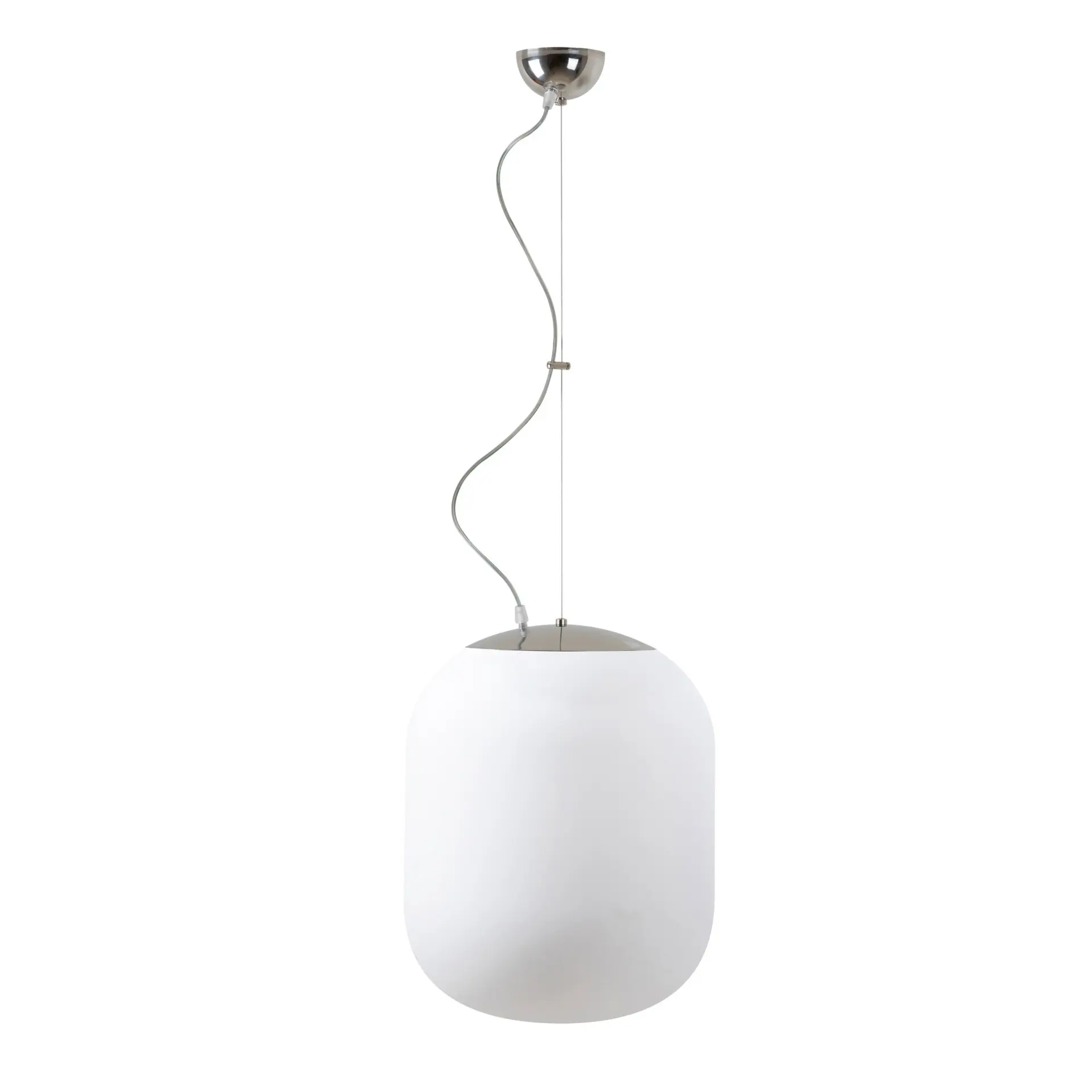 OSMONT TAN67838 TANIA L2 závěsné skleněné svítidlo nerez leštěná / bílá IP40 4000 K 41W LED