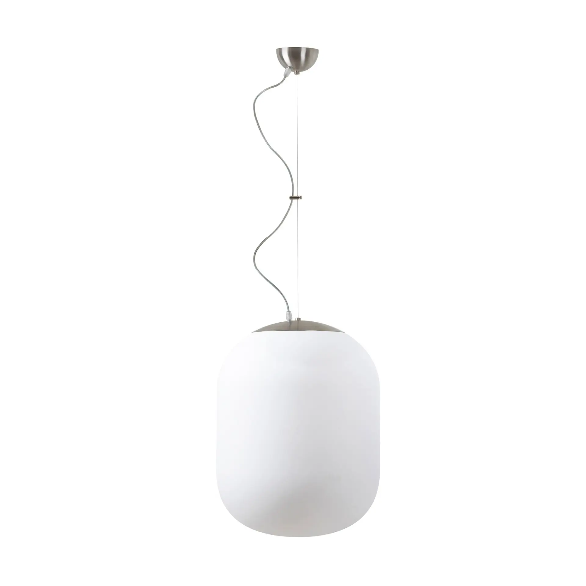 OS TAN67844 TANIA L2 závěsné skleněné svítidlo kartáčovaná nerez / bílá IP40 4000 K 41W LED - OSMONT