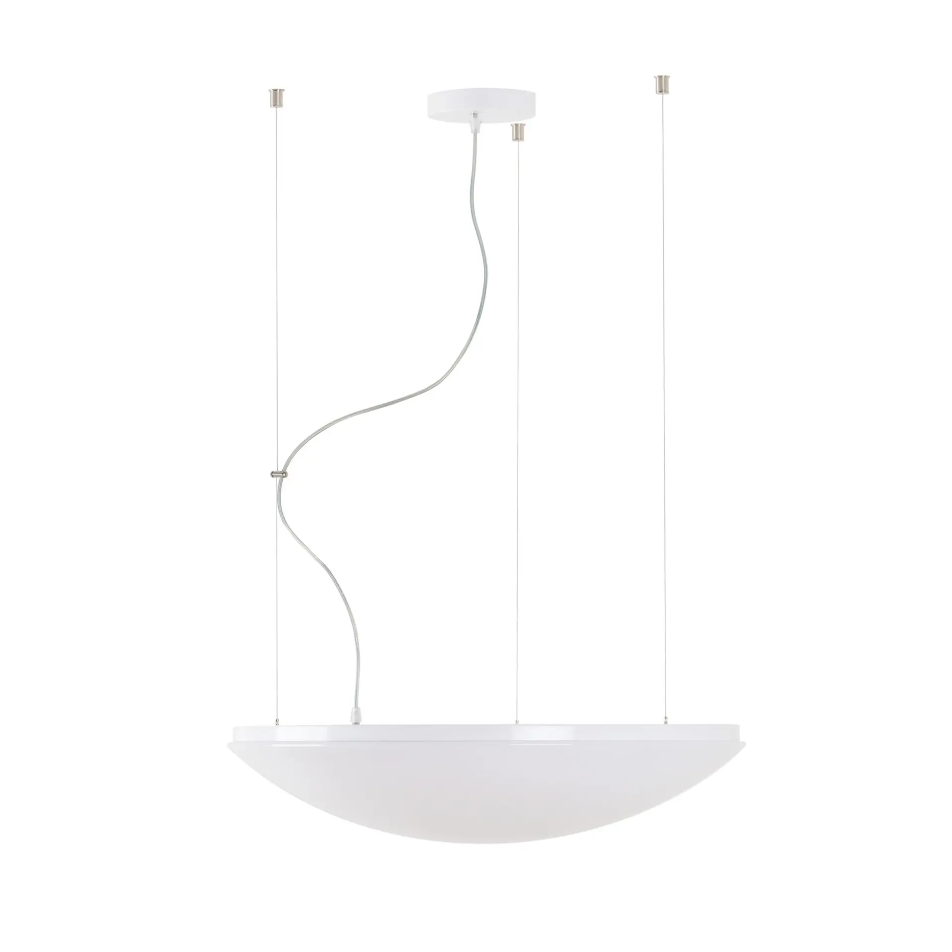 OSMONT TIT66345 TITAN L4 závěsné plastové svítidlo bílá IP40 3000 K 65W LED