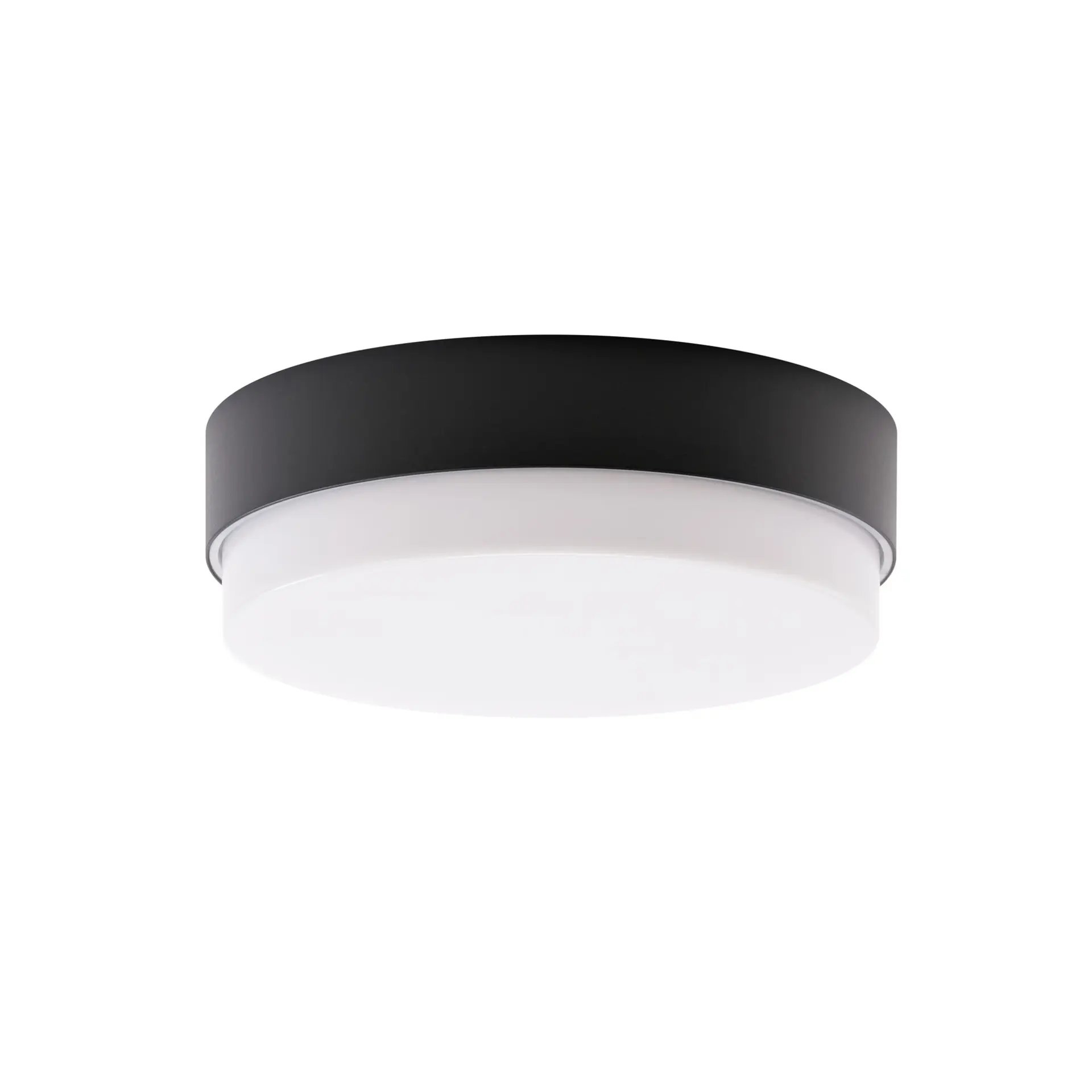 OSMONT TRI53533 TRITON 2 stropní/nástěnné průmyslové plastové svítidlo černá / bílá IP65 2x25W E27